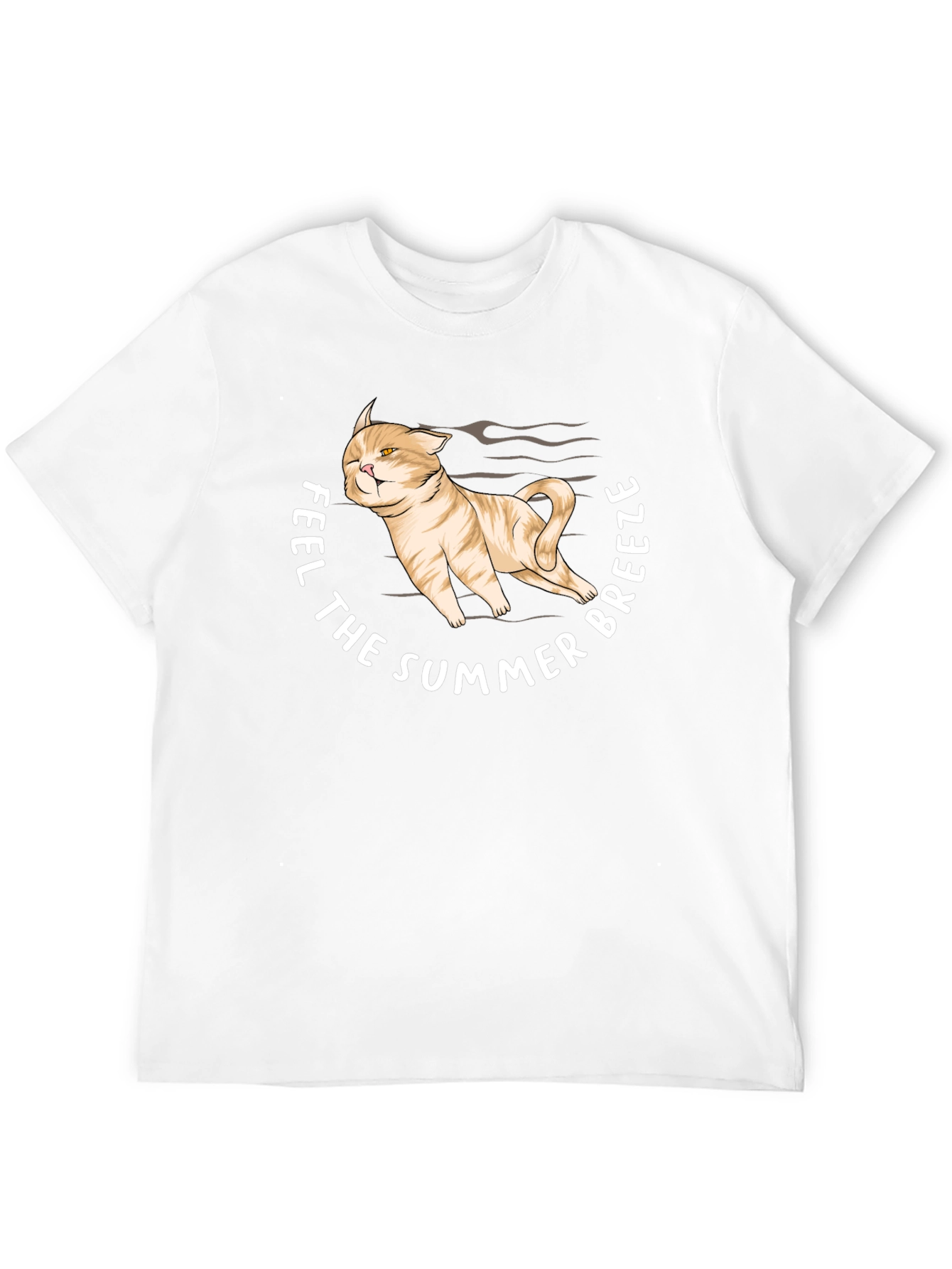 Feel The Summer Breeze Cat T-Shirt