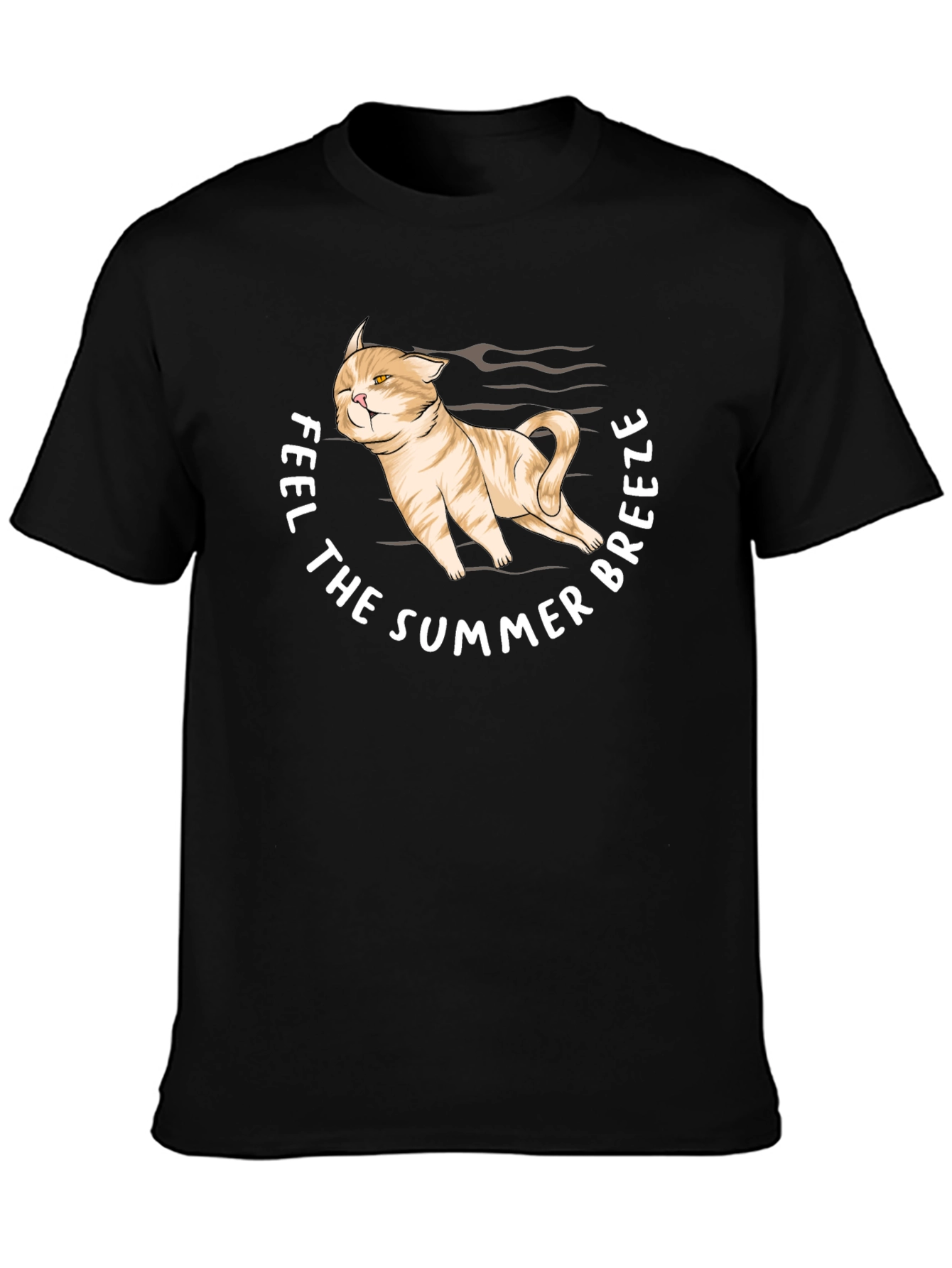 Feel The Summer Breeze Cat T-Shirt