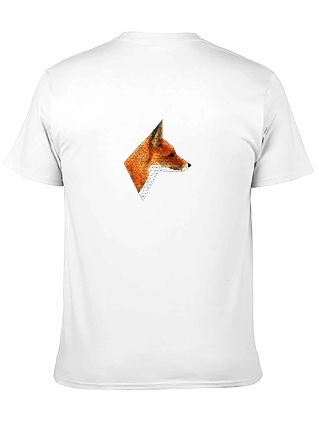 Geometric Fox Graphic T-Shirt - Stylish & Modern