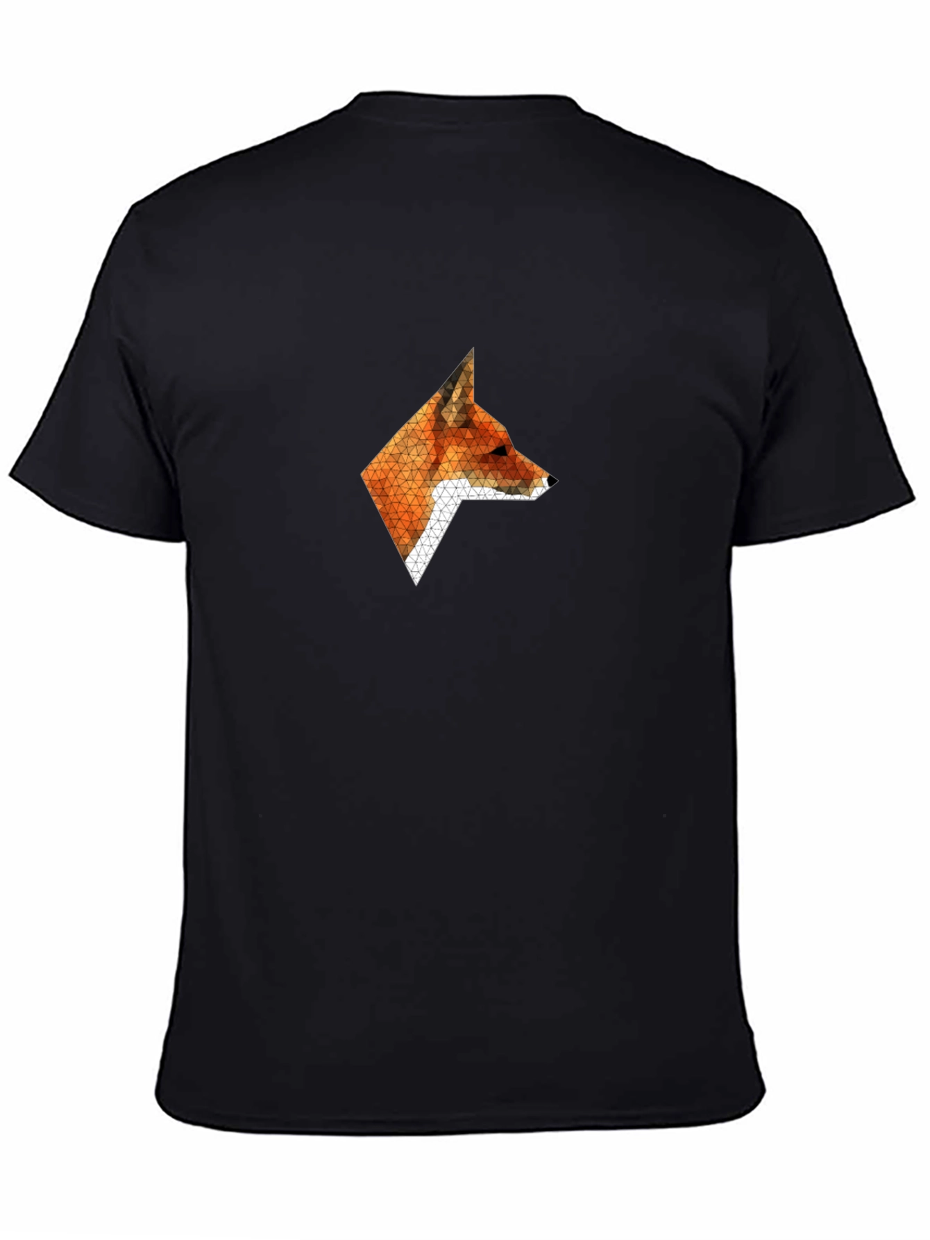 Geometric Fox Graphic T-Shirt - Stylish & Modern
