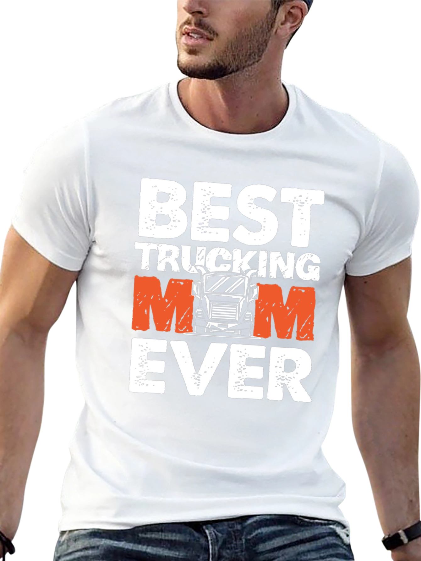 Best Trucking Mom Ever Graphic T-Shirt