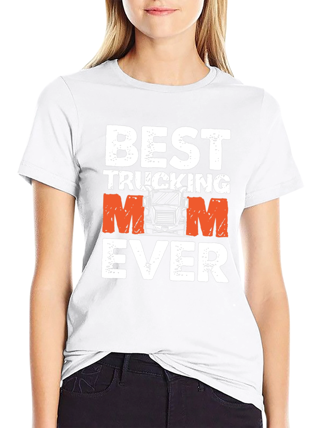 Best Trucking Mom Ever Graphic T-Shirt