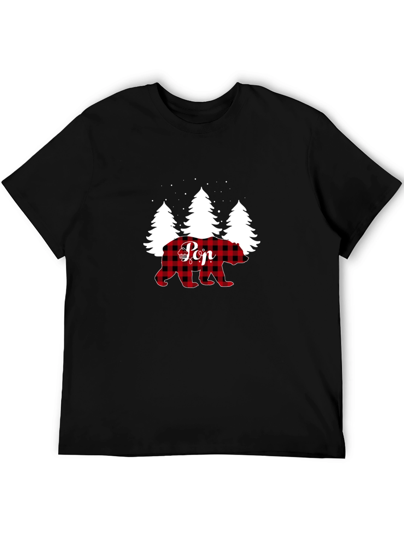 Plaid Bear Pop T-Shirt