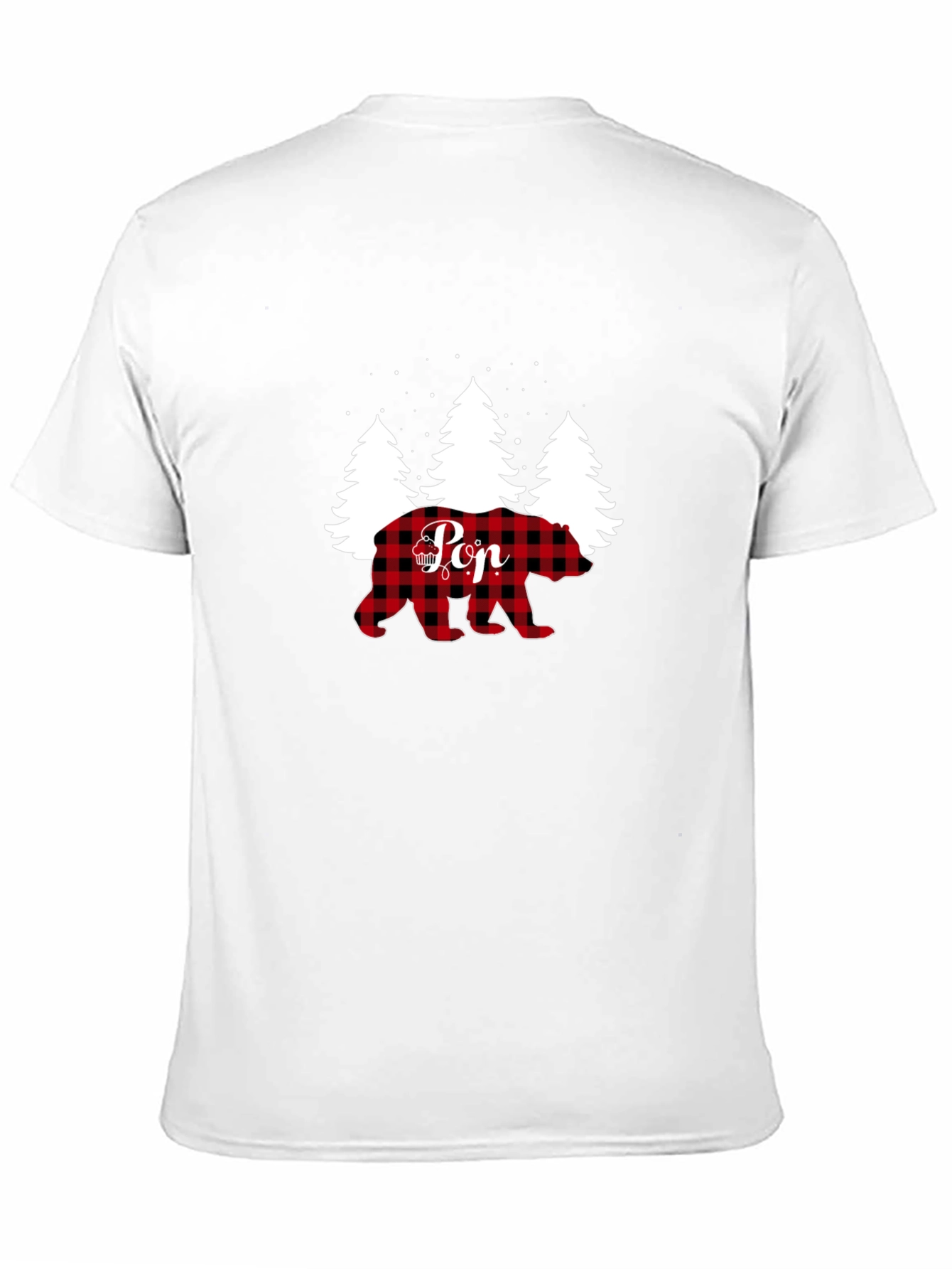 Plaid Bear Pop T-Shirt