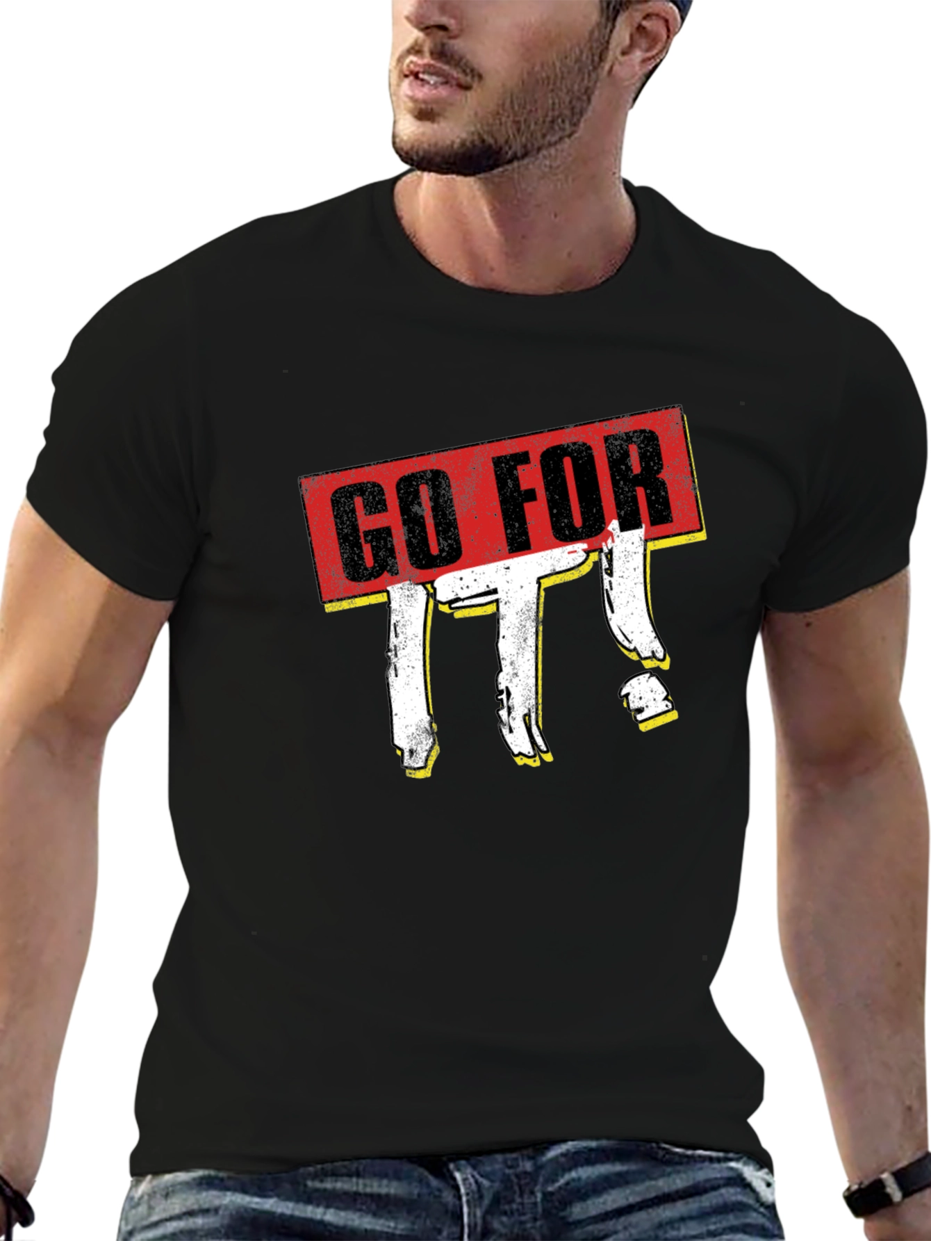 Go For It Graphic Tee - Motivational T-Shirt