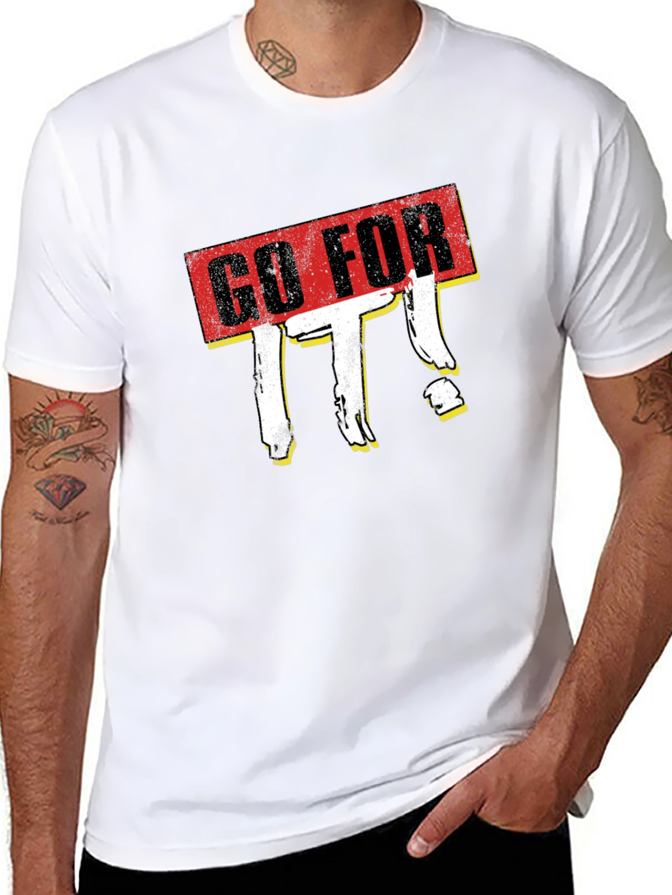 Go For It Graphic Tee - Motivational T-Shirt