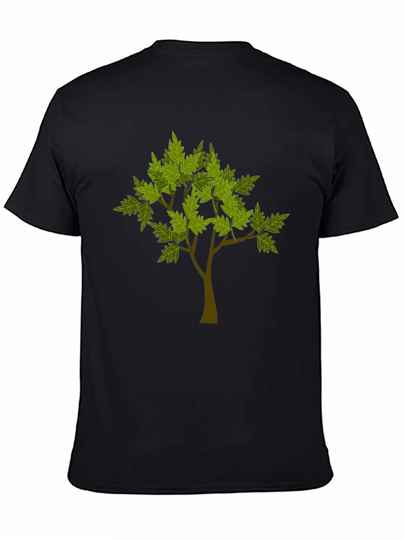 Nature Tree Graphic Tee - Black