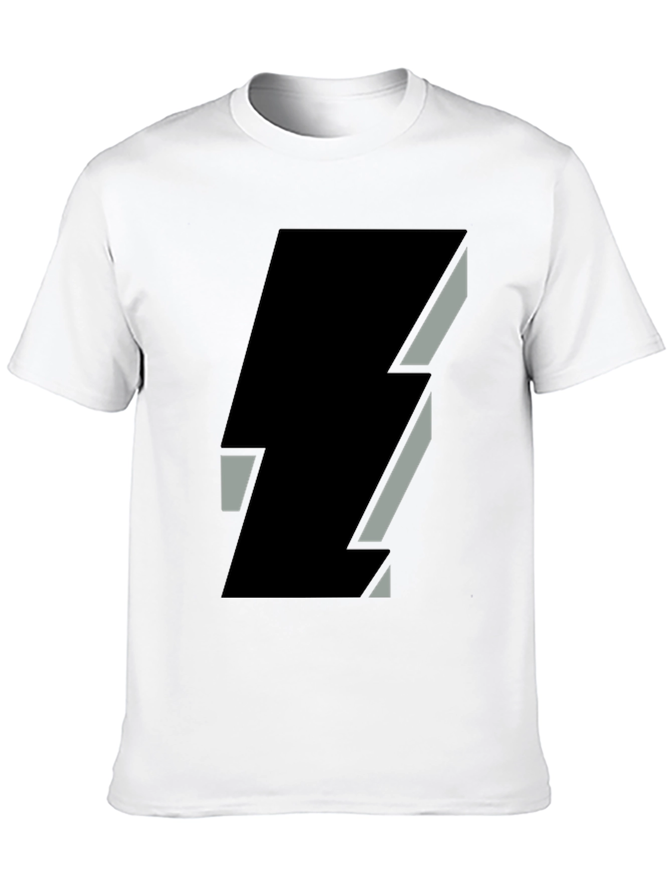 Abstract Graphic Black T-Shirt