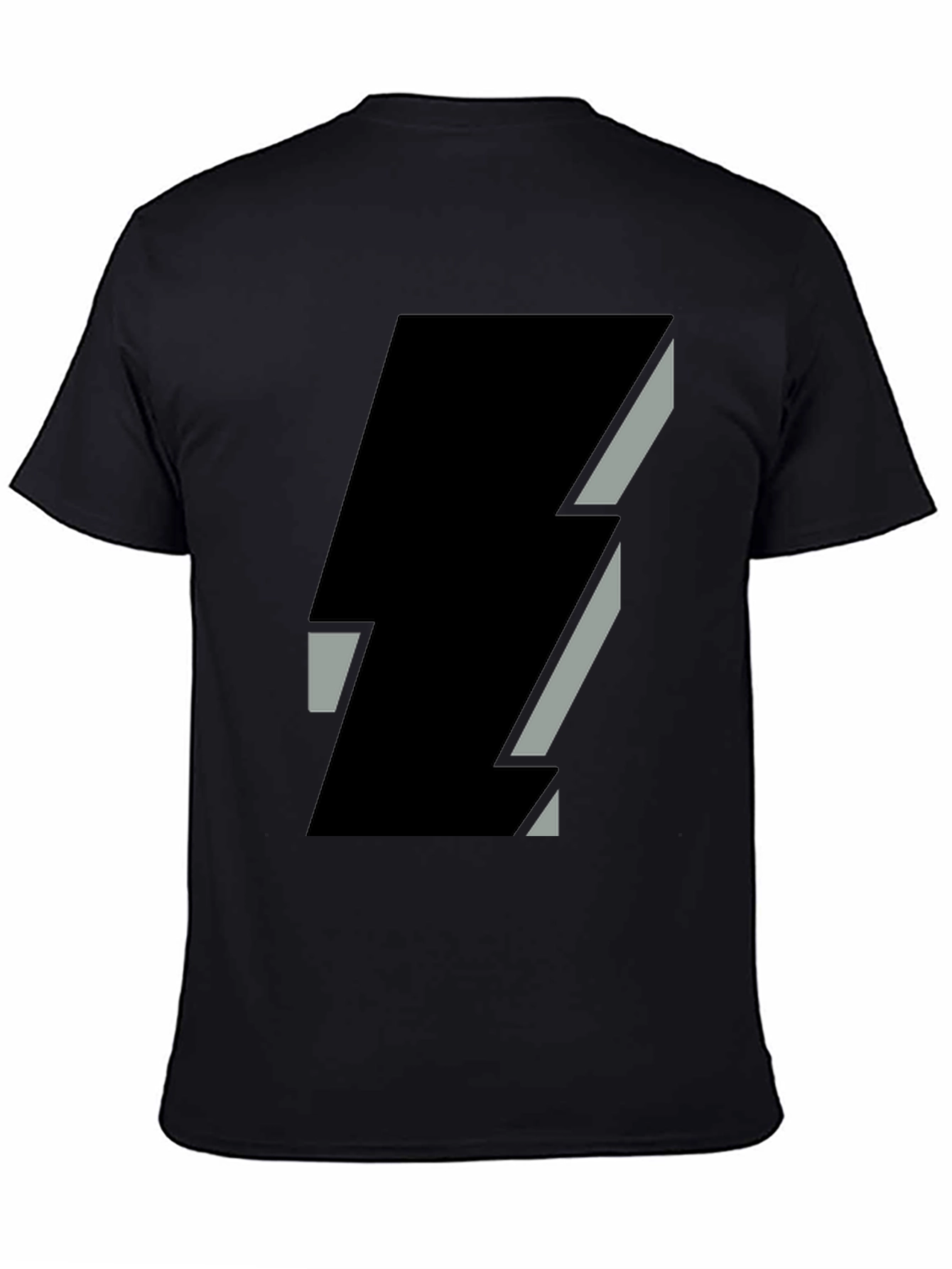 Abstract Graphic Black T-Shirt