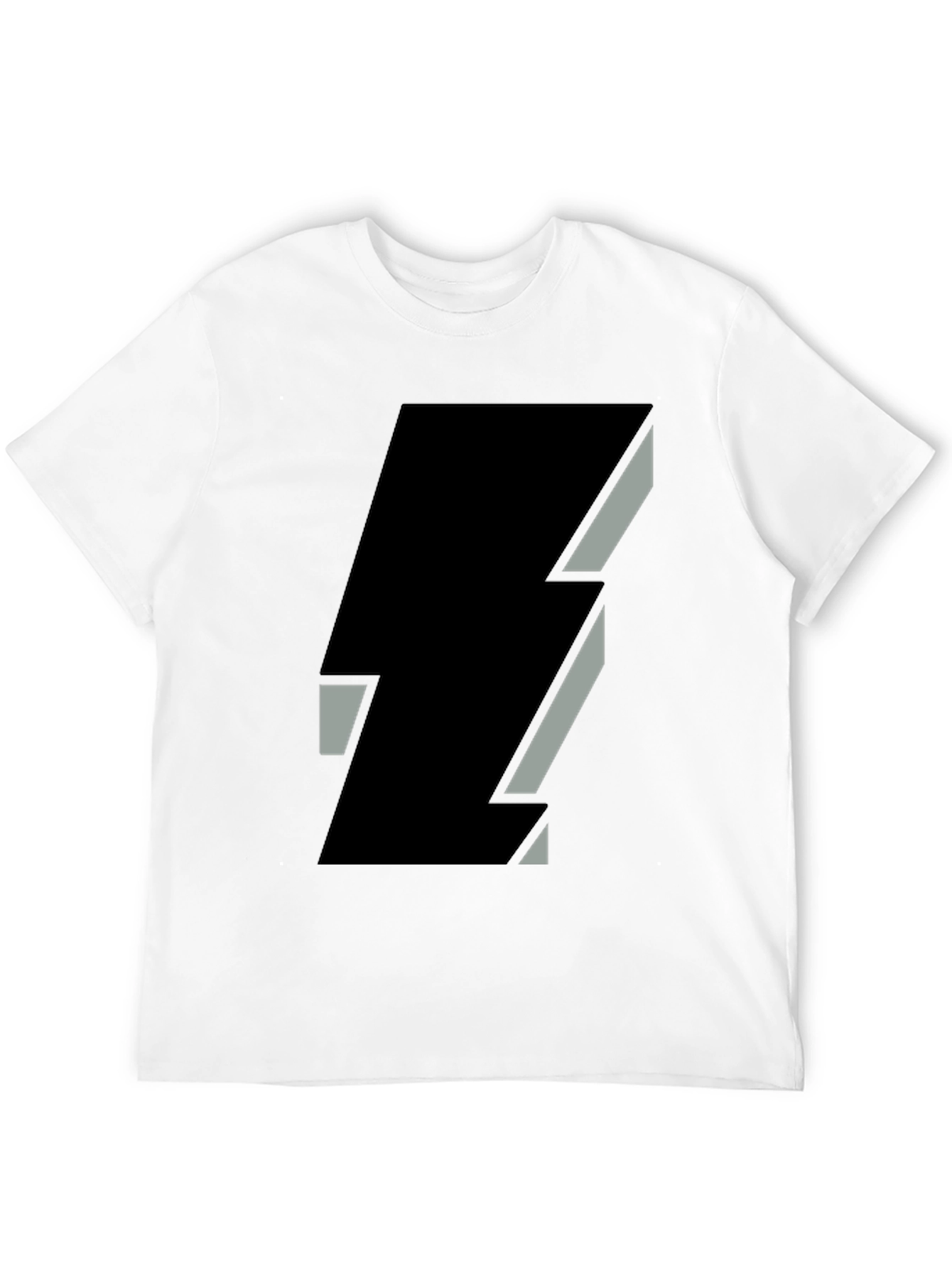 Abstract Graphic Black T-Shirt