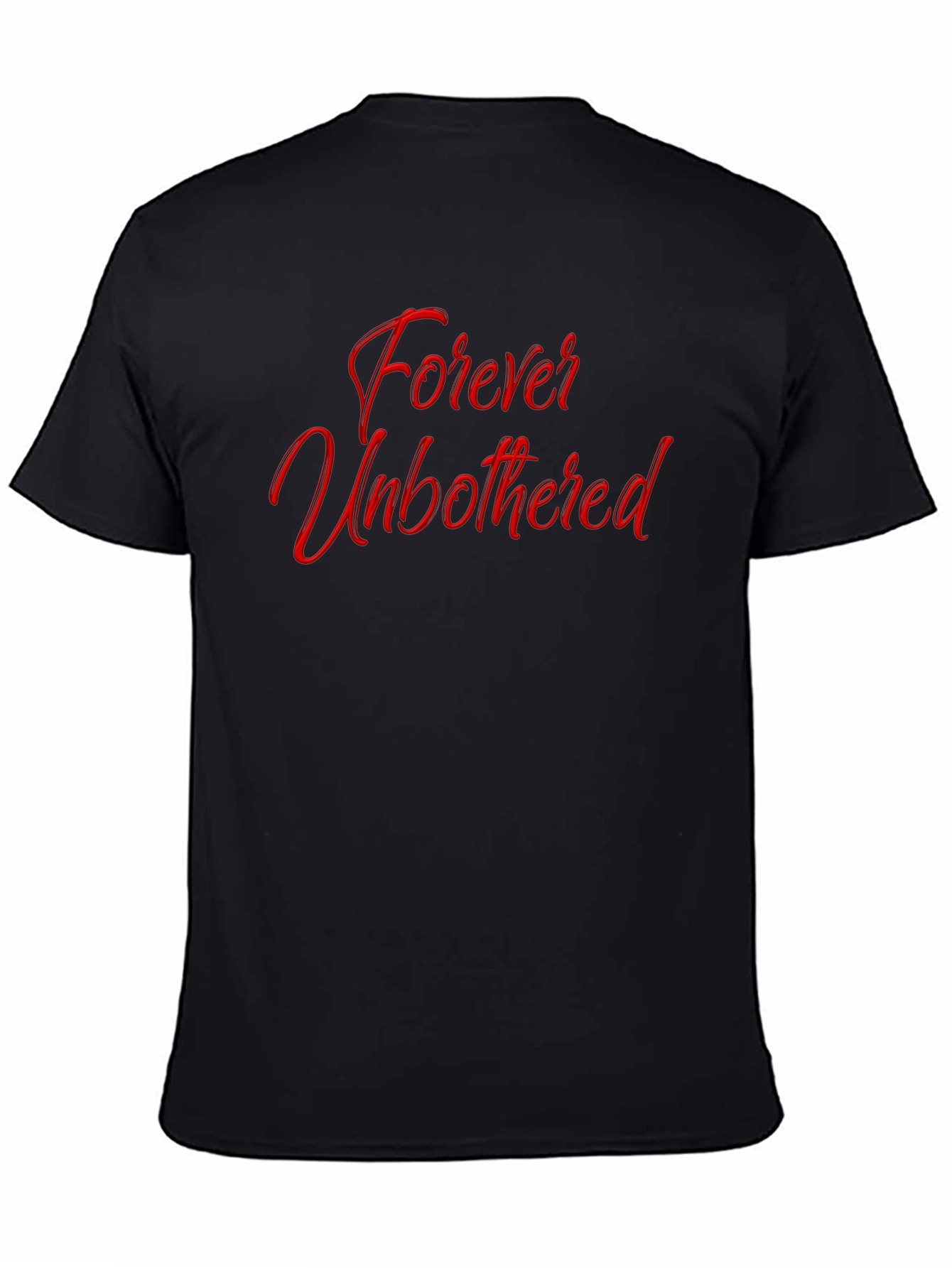 Forever Unbothered Black T-Shirt