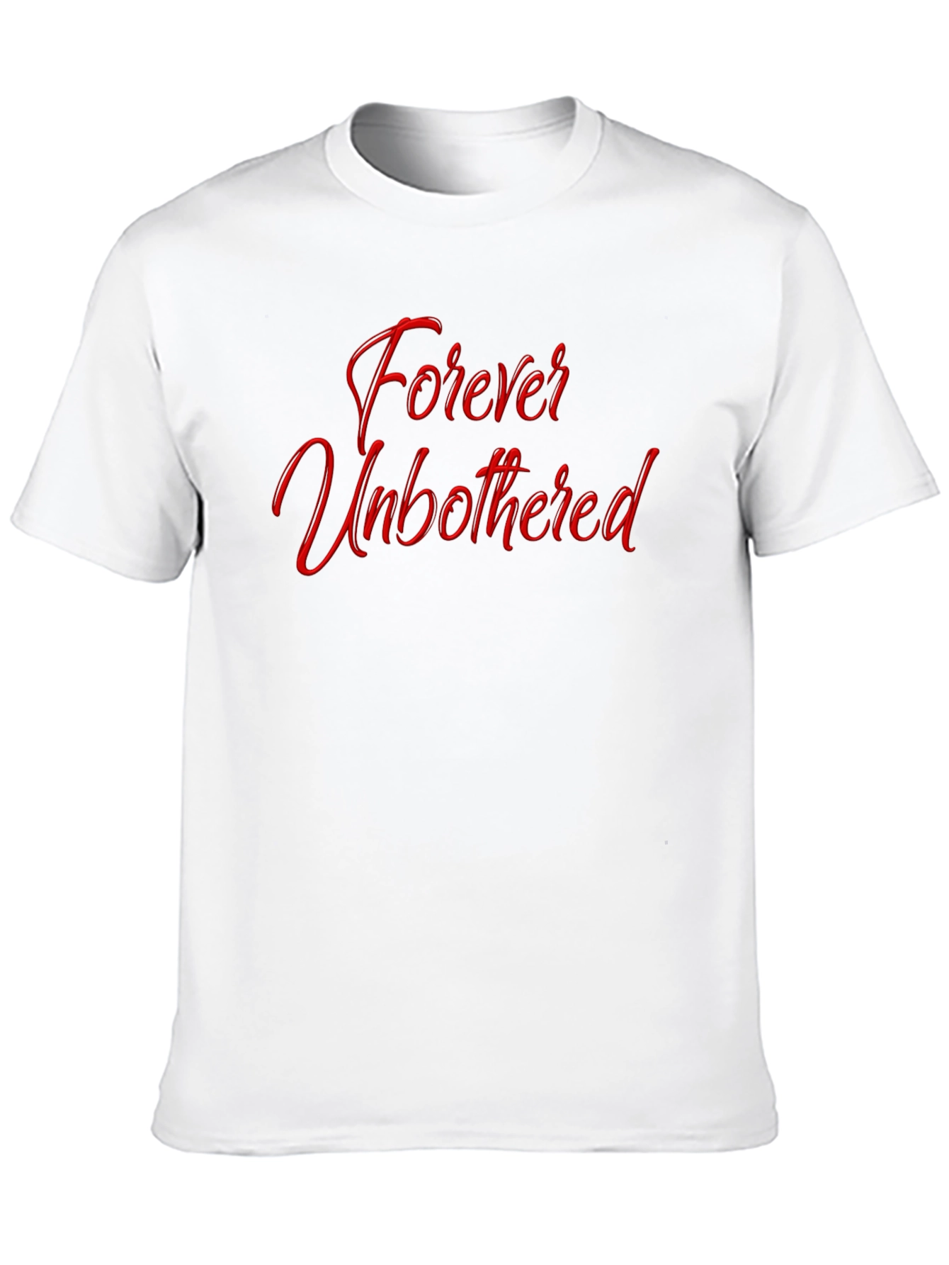Forever Unbothered Black T-Shirt