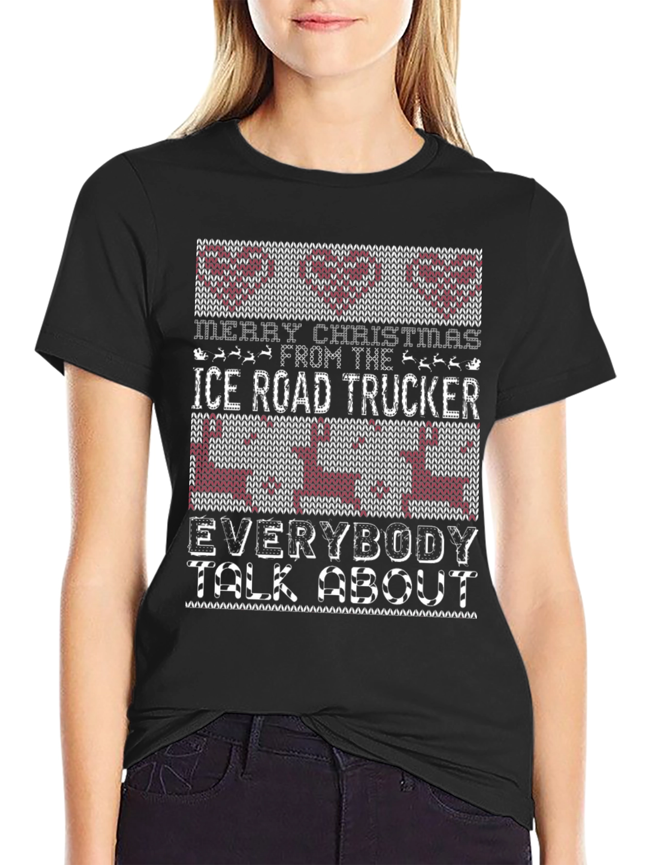 Ice Road Trucker Christmas T-Shirt