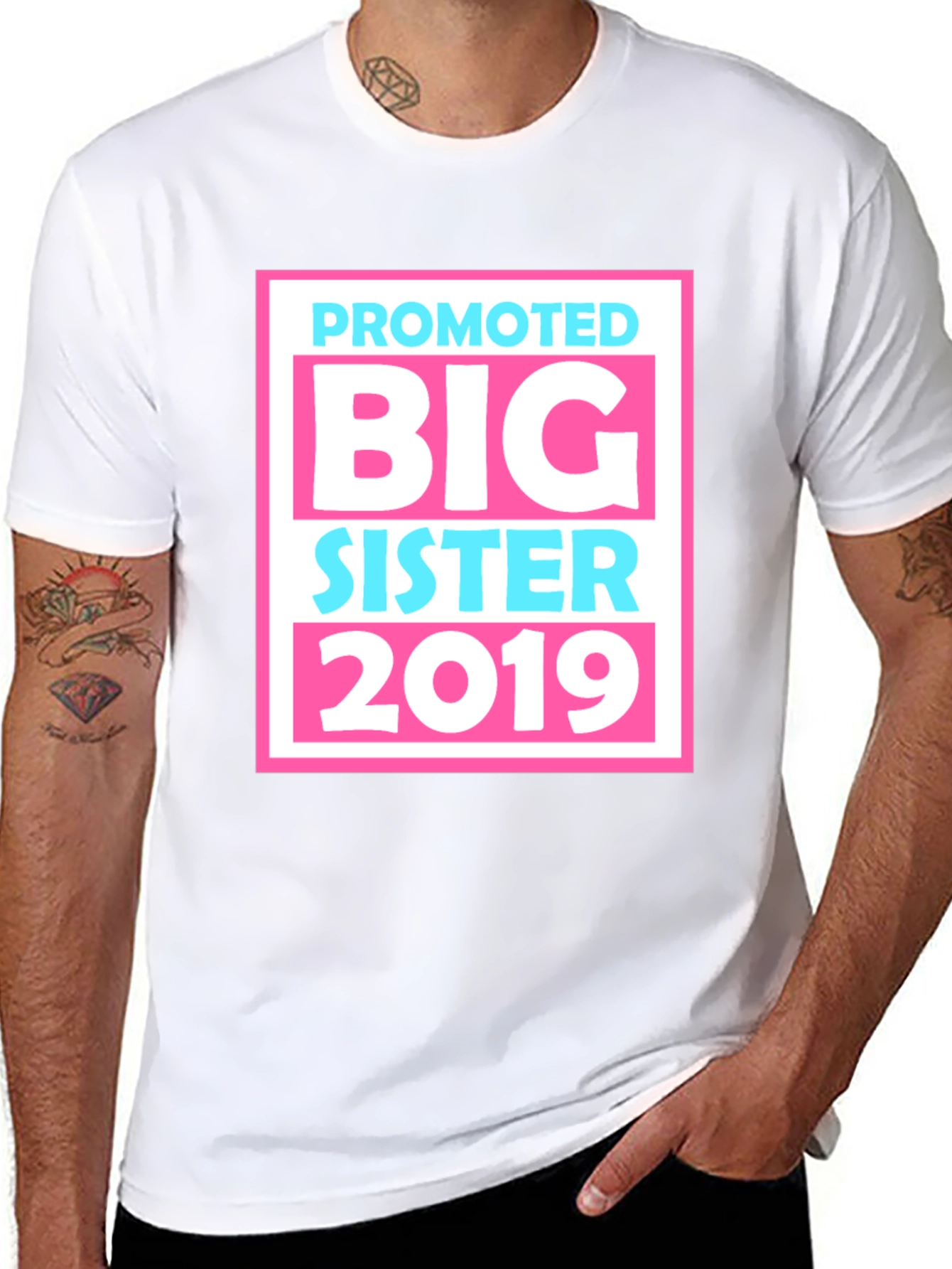 Promoted To Big Sister 2019 T-Shirt