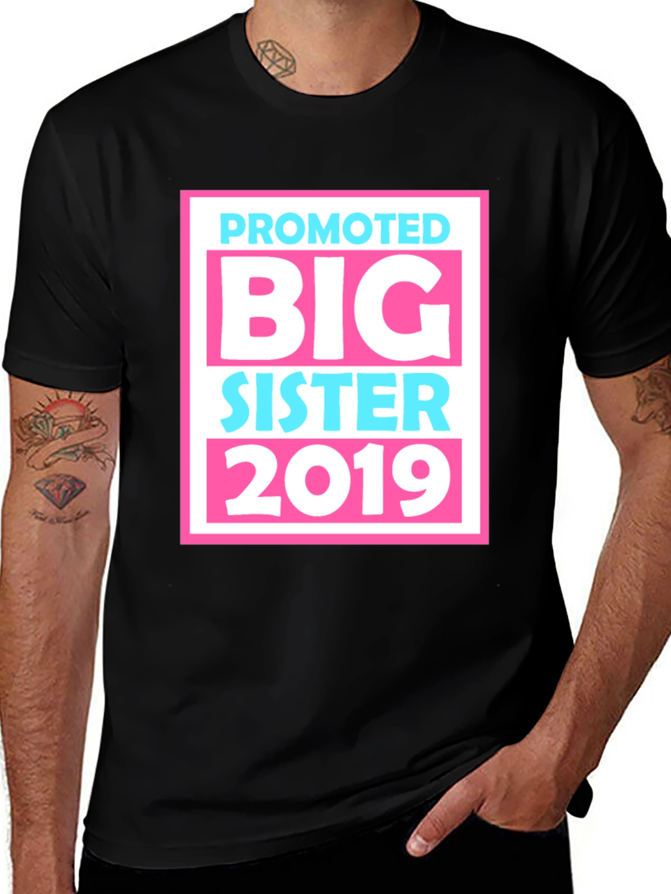 Promoted To Big Sister 2019 T-Shirt