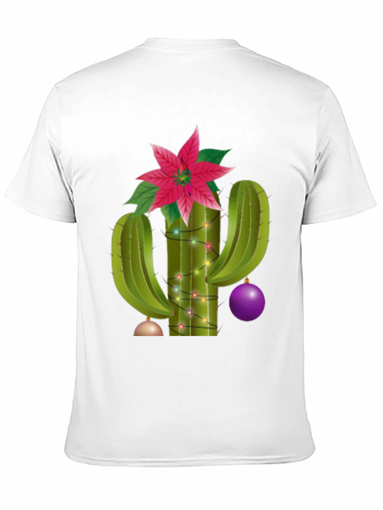 Festive Cactus Tee - Holiday Cheer Apparel