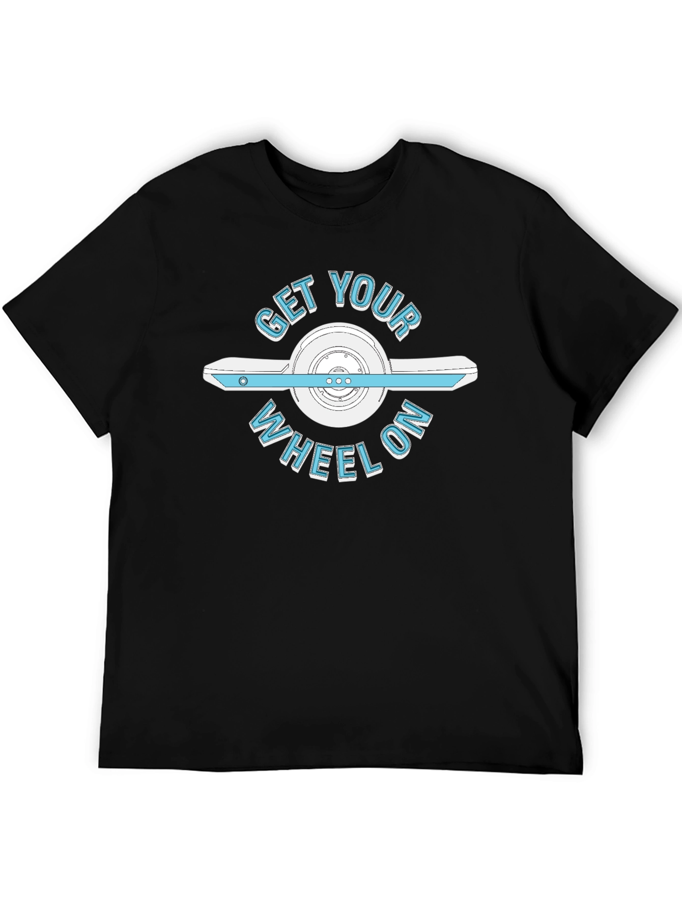 Get Your Wheel On Graphic Tee - Onewheel Design