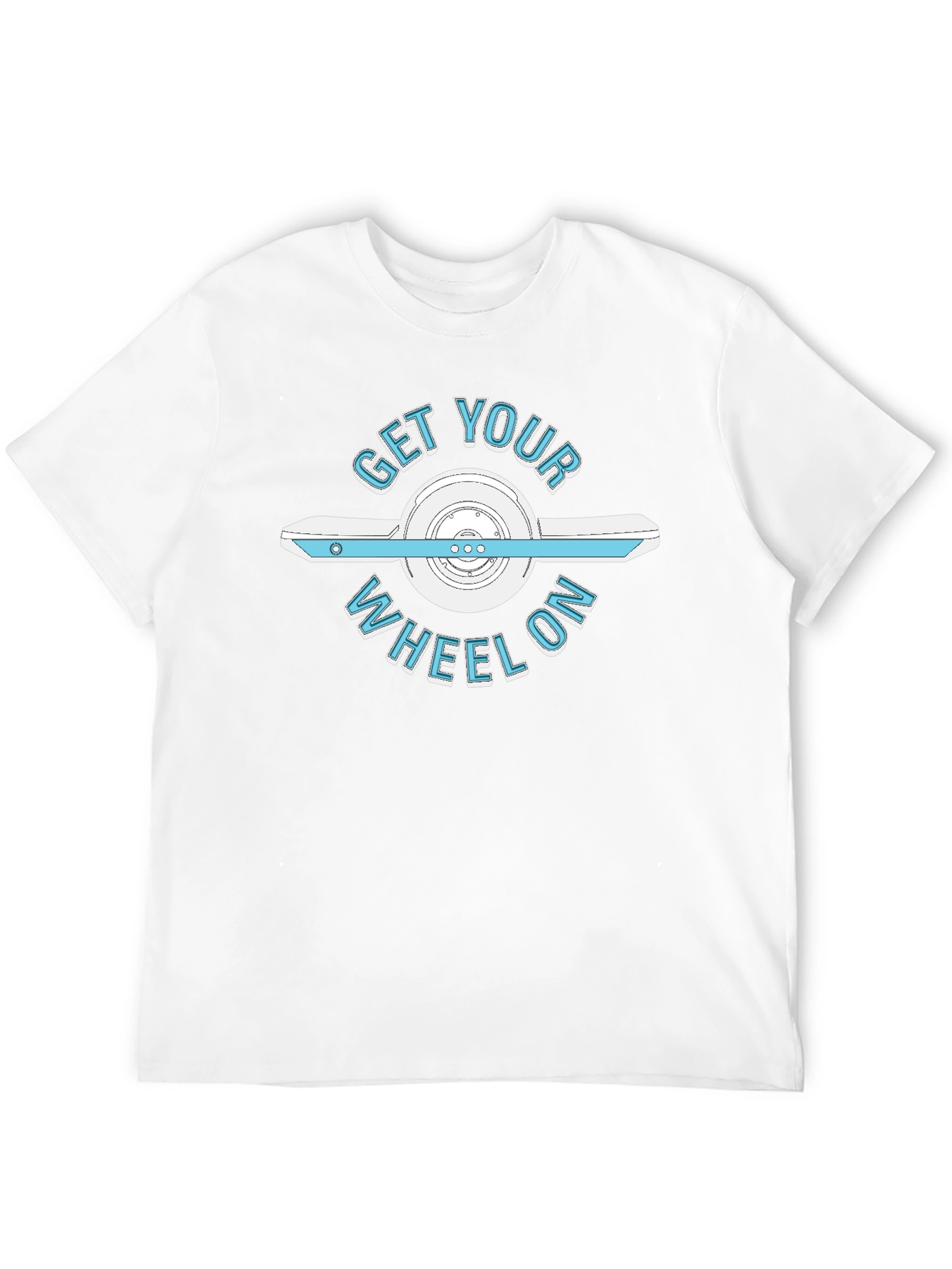 Get Your Wheel On Graphic Tee - Onewheel Design