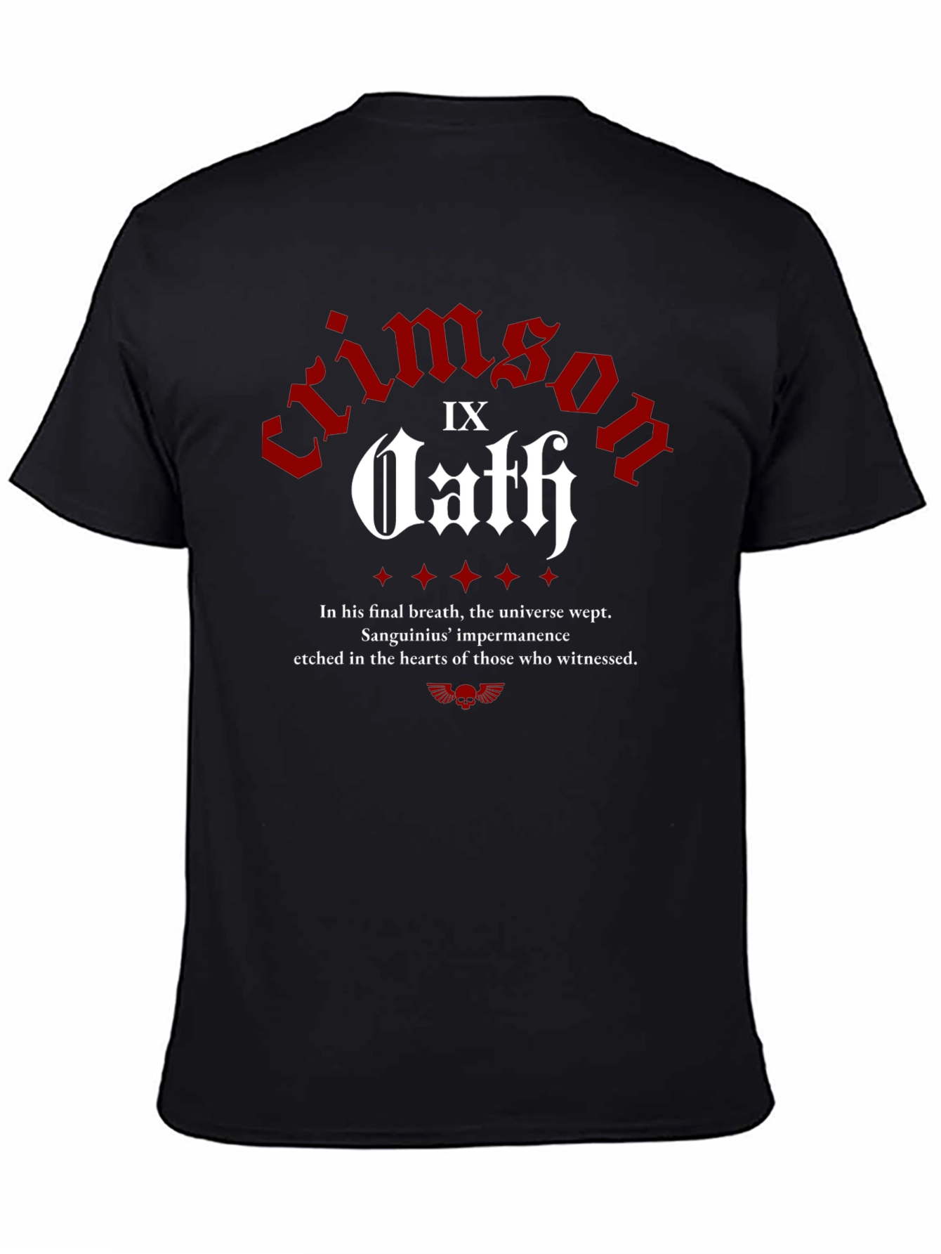 Crimson Oath T-Shirt - Warhammer 40k Inspired Design