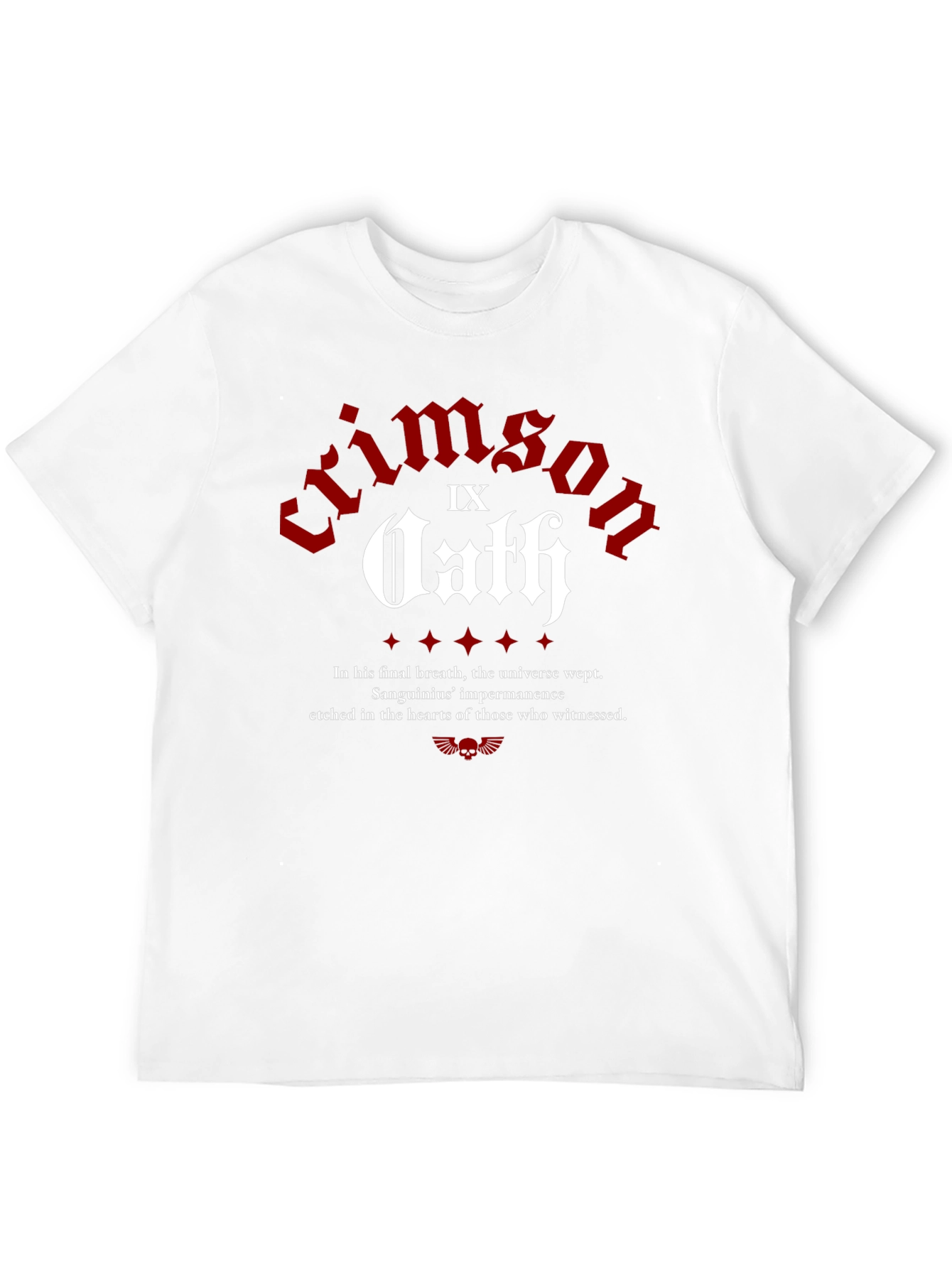 Crimson Oath T-Shirt - Warhammer 40k Inspired Design
