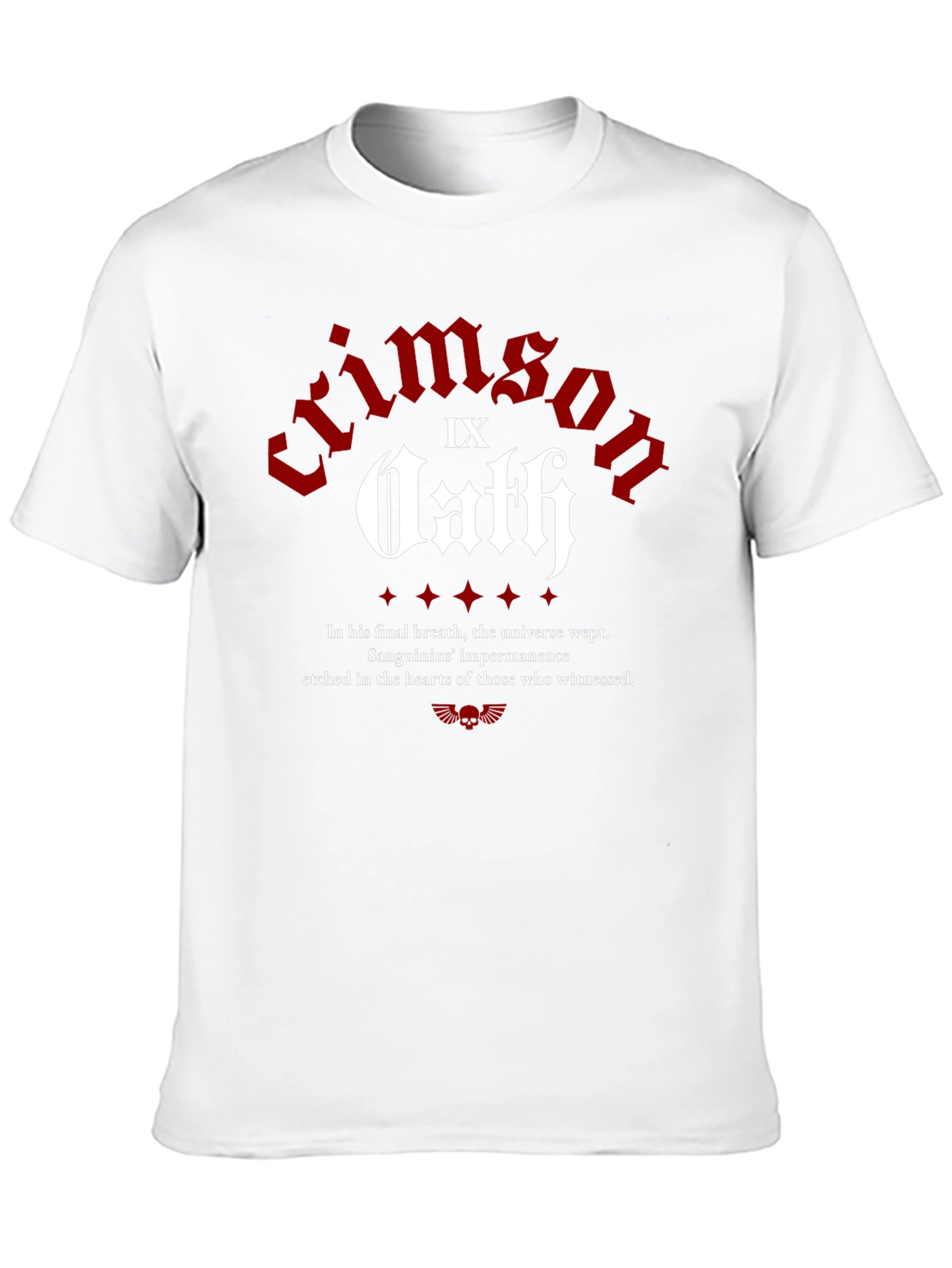 Crimson Oath T-Shirt - Warhammer 40k Inspired Design