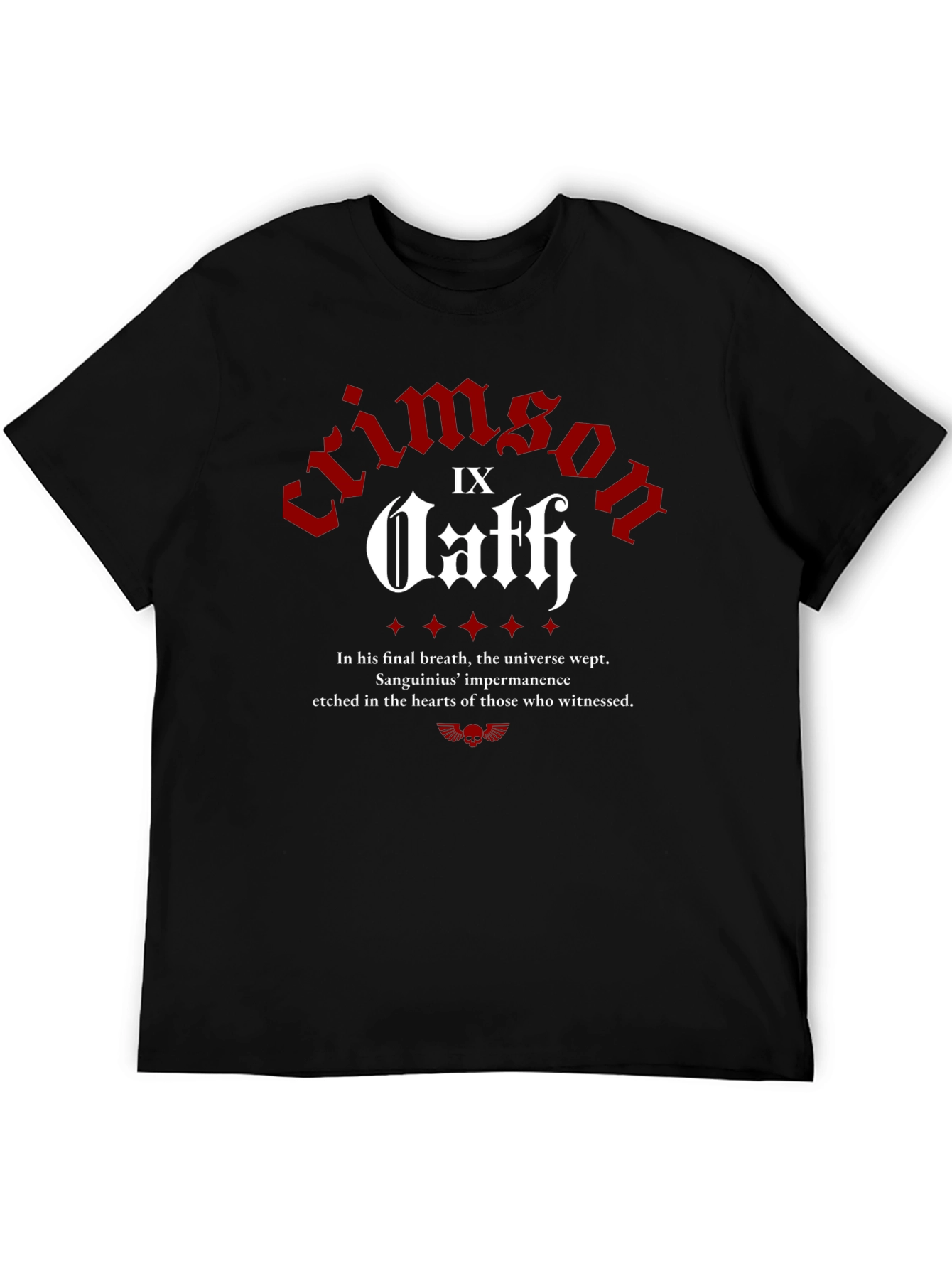 Crimson Oath T-Shirt - Warhammer 40k Inspired Design