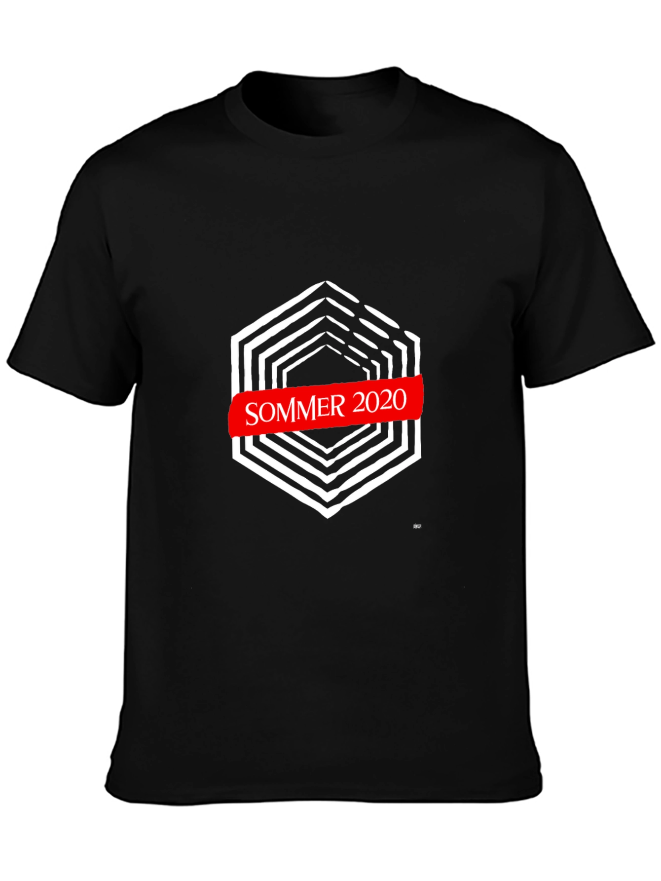 Sommer 2020 Graphic Black T-Shirt
