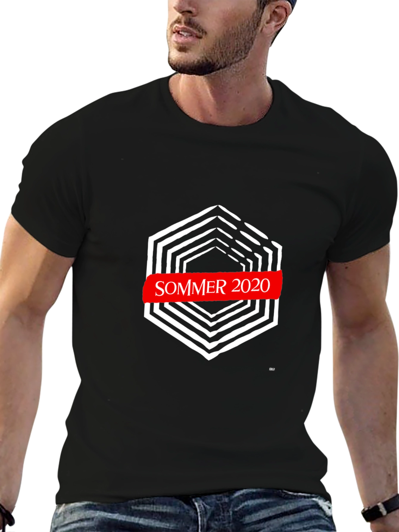 Sommer 2020 Graphic Black T-Shirt
