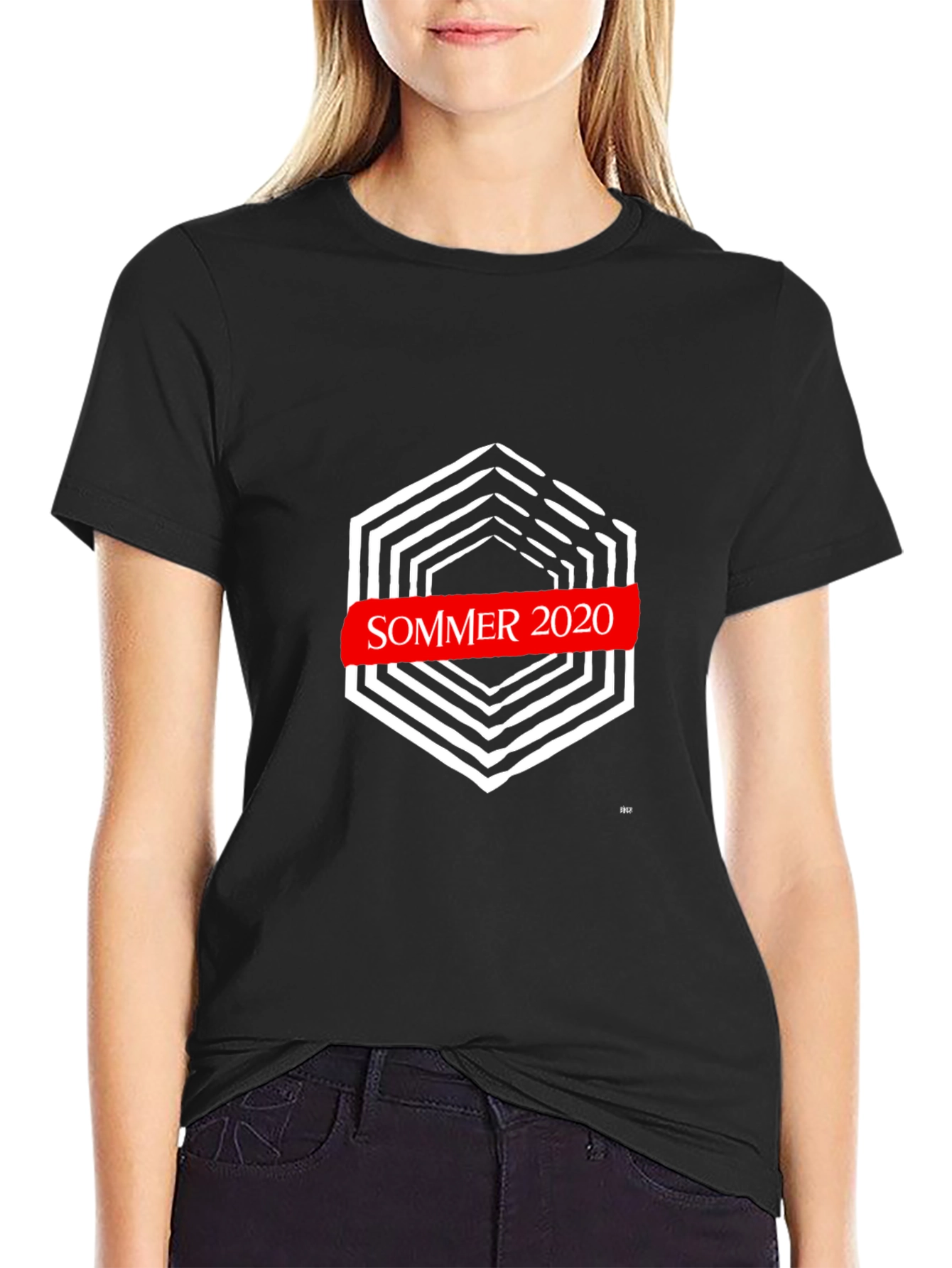 Sommer 2020 Graphic Black T-Shirt