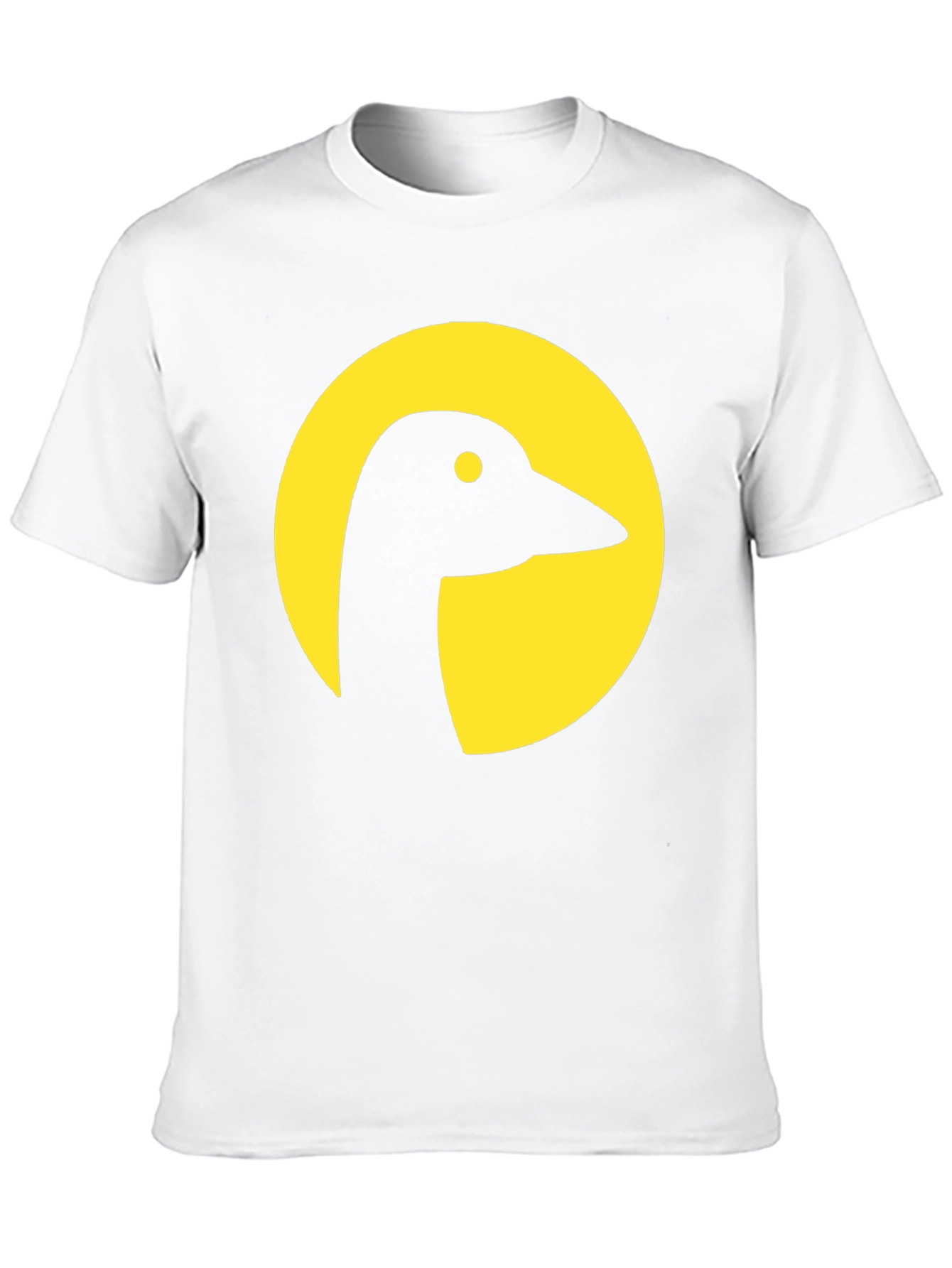 Goose Silhouette Graphic Tee - Black Cotton Blend