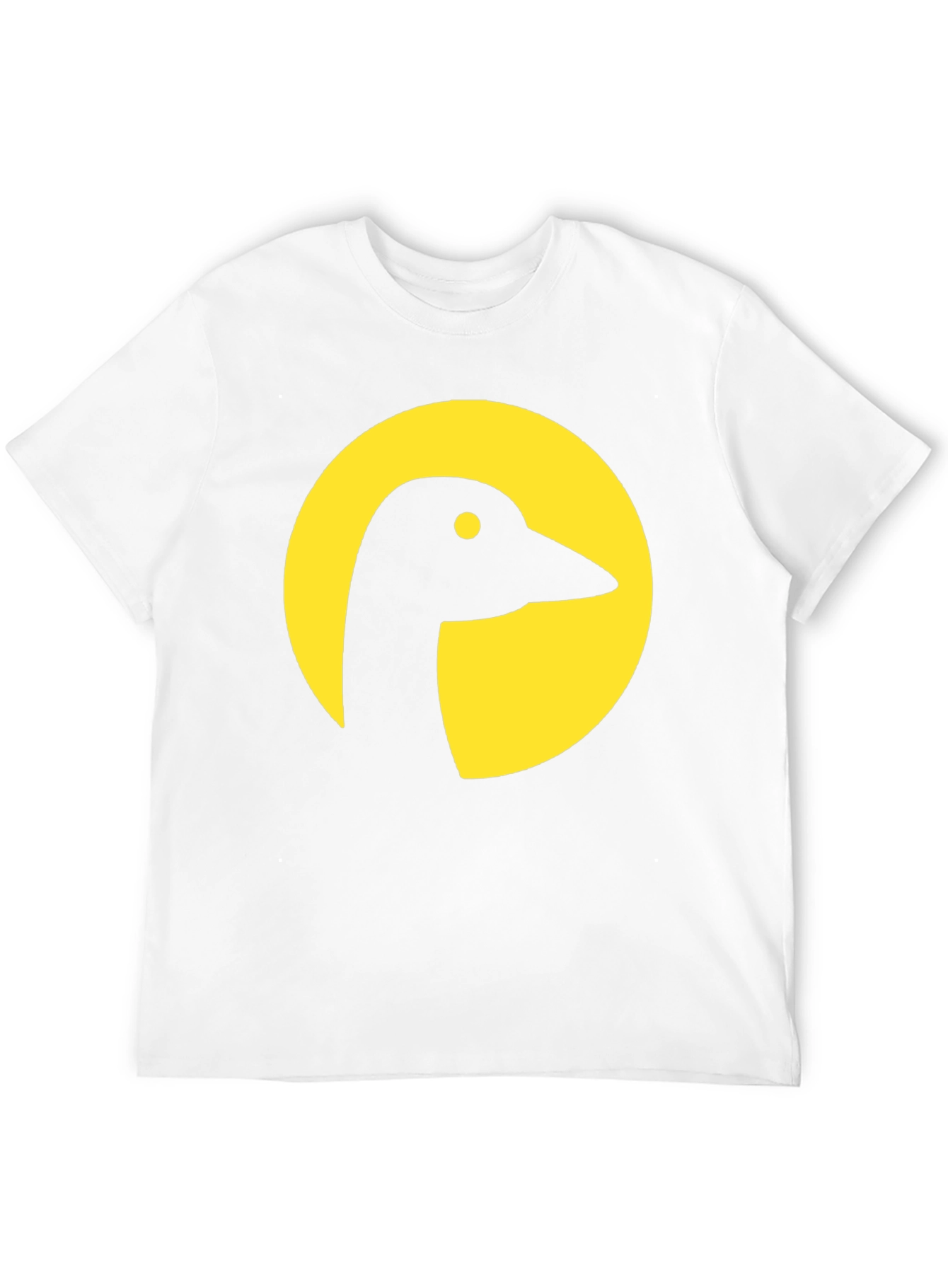 Goose Silhouette Graphic Tee - Black Cotton Blend