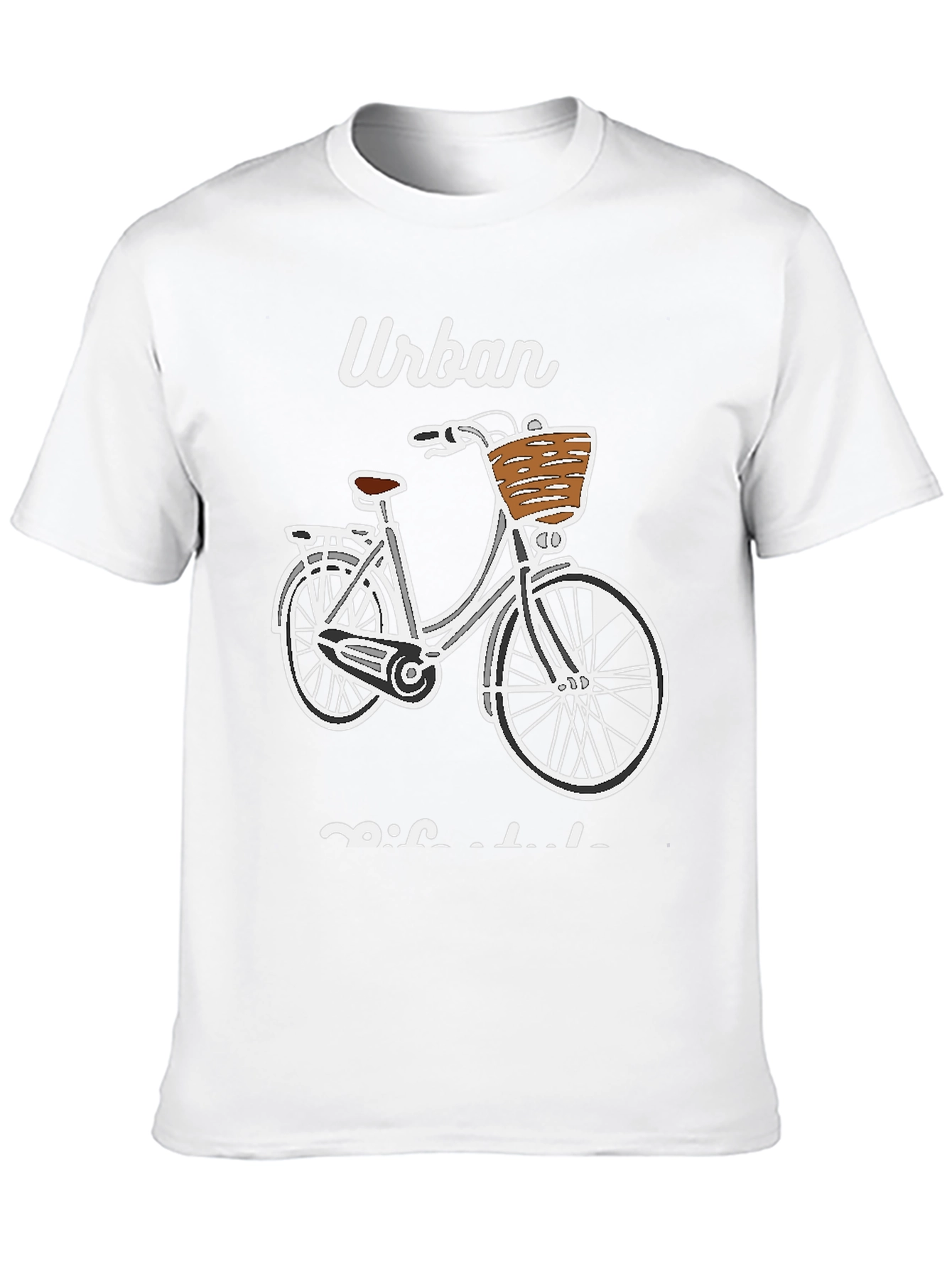 Urban Bicycle Graphic T-Shirt - Casual Comfort