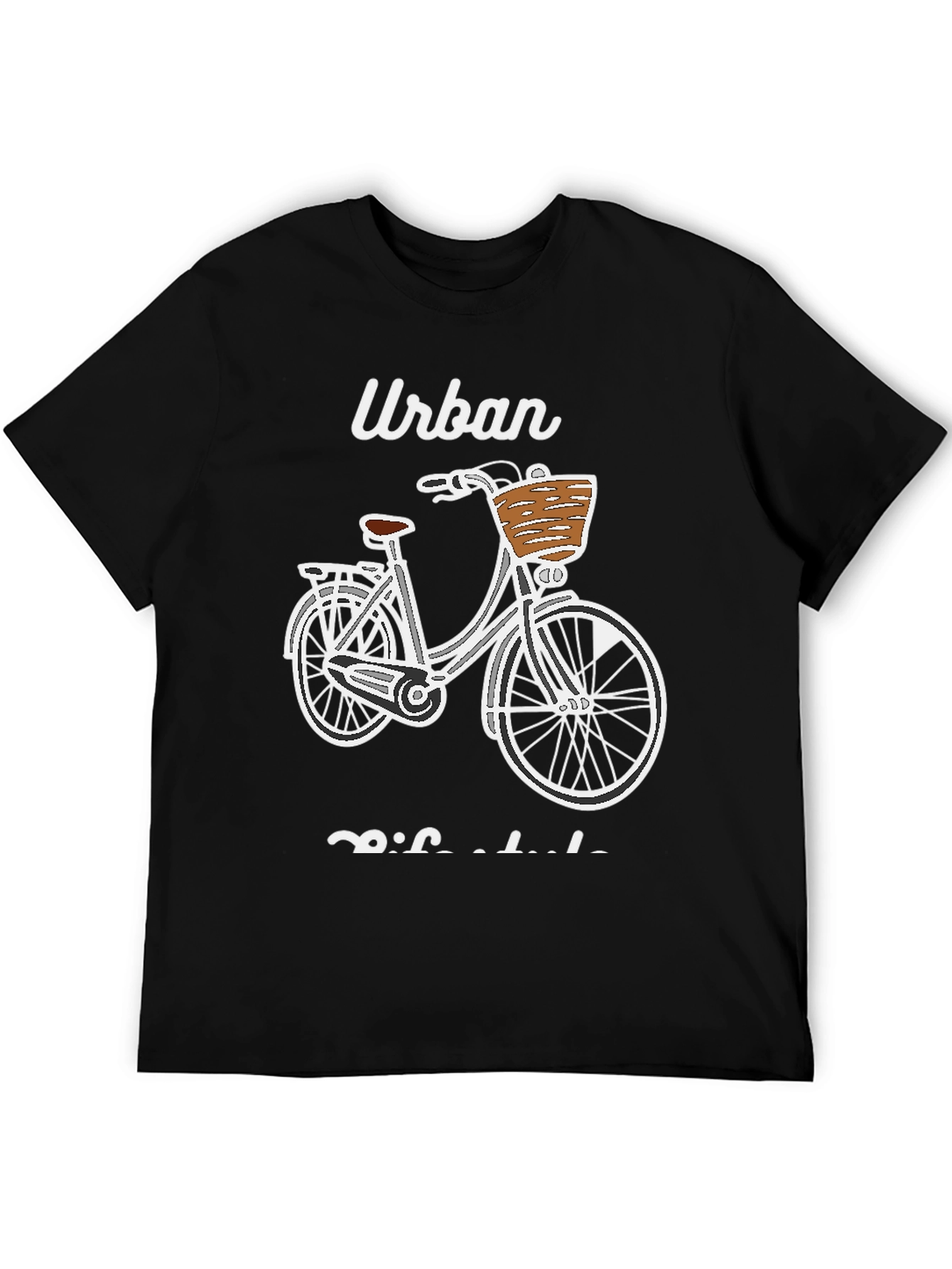 Urban Bicycle Graphic T-Shirt - Casual Comfort