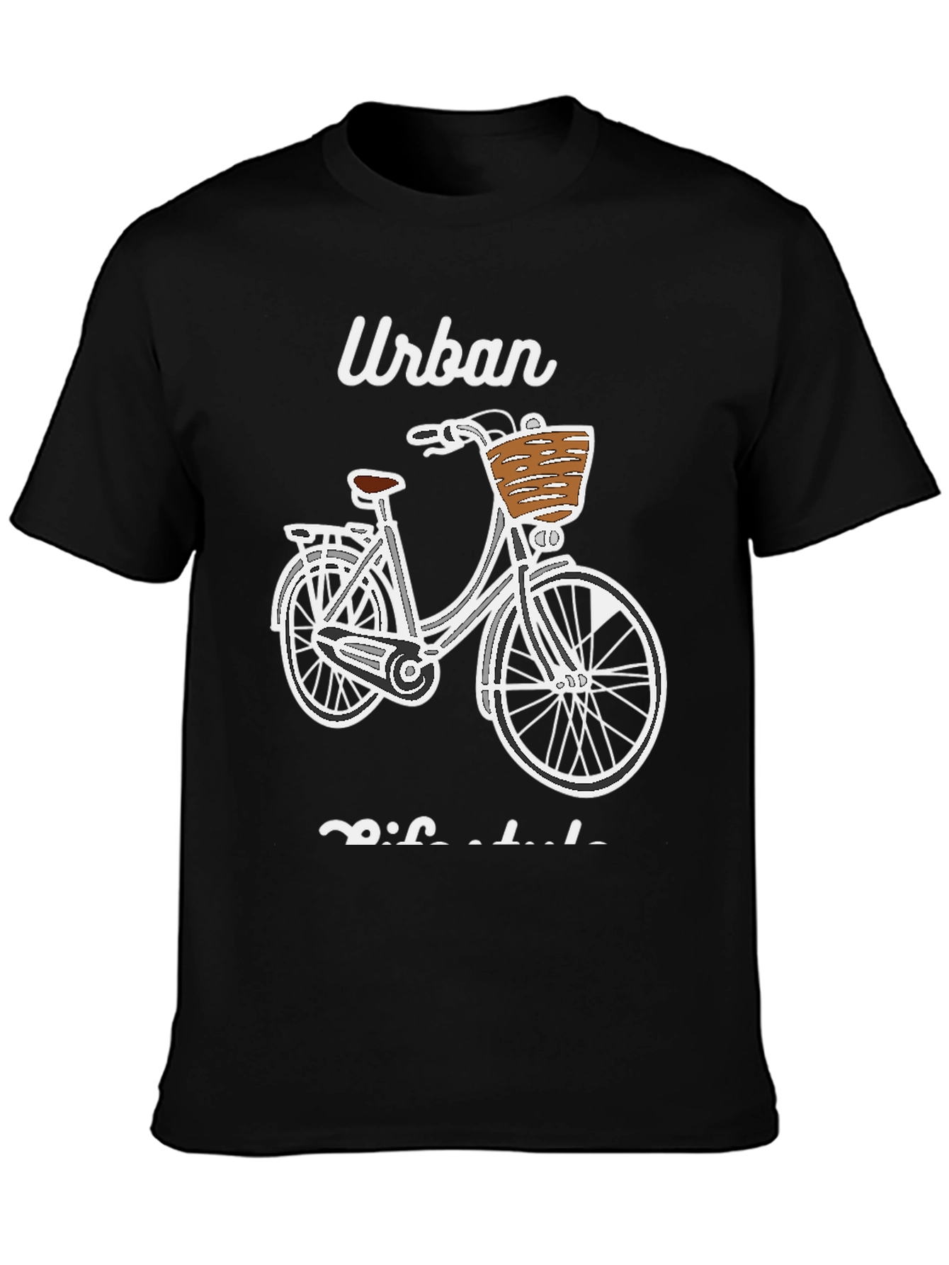 Urban Bicycle Graphic T-Shirt - Casual Comfort