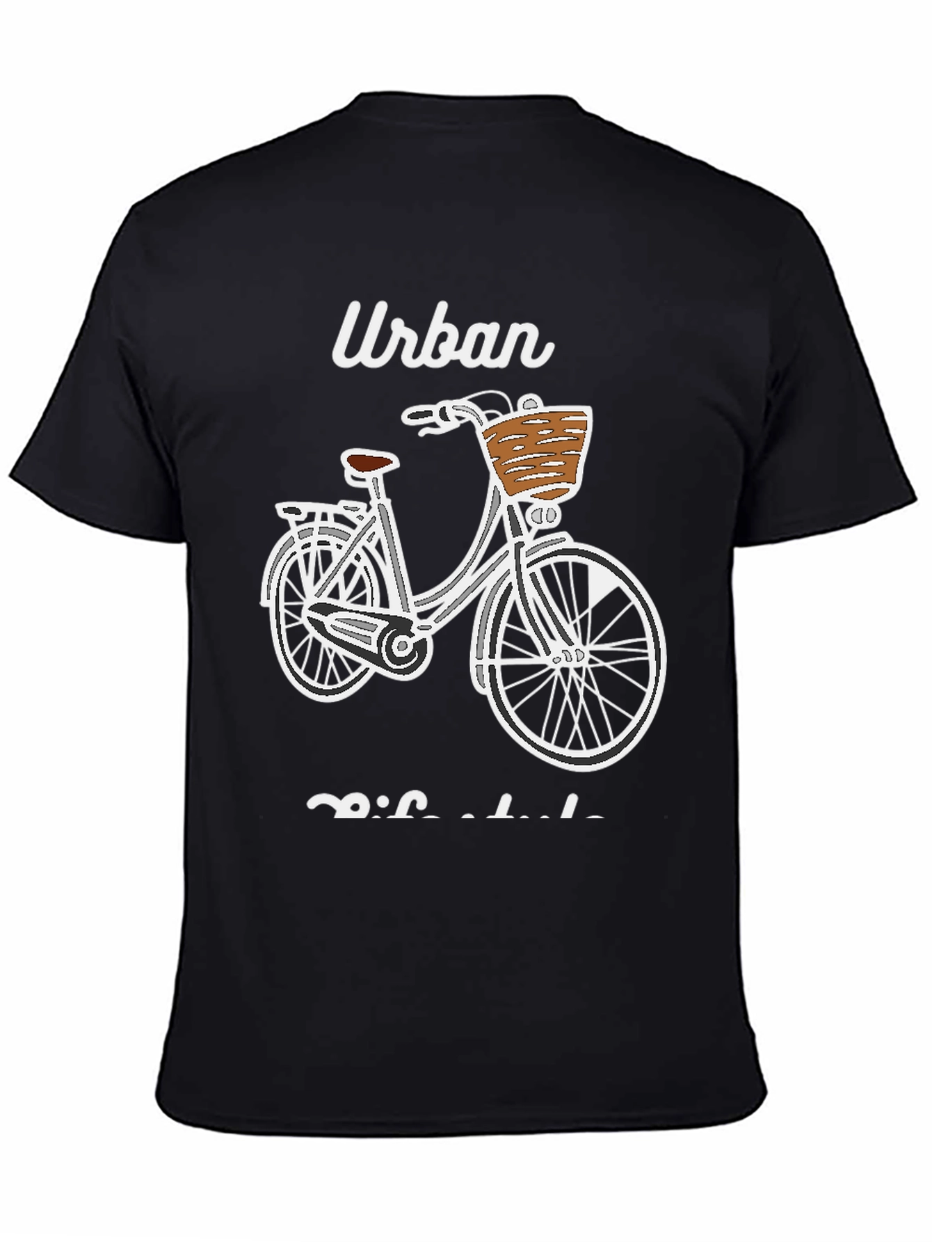 Urban Bicycle Graphic T-Shirt - Casual Comfort