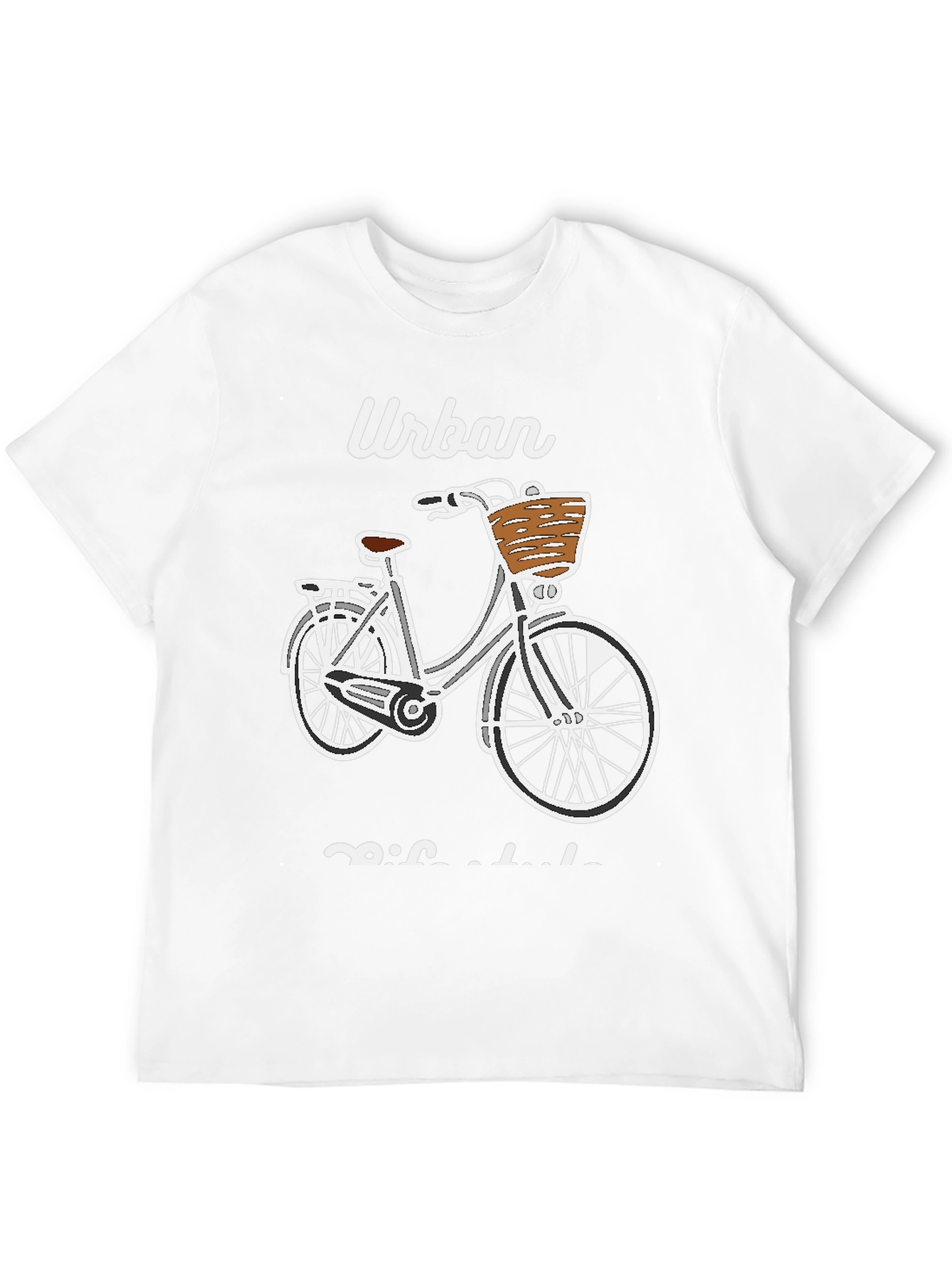 Urban Bicycle Graphic T-Shirt - Casual Comfort