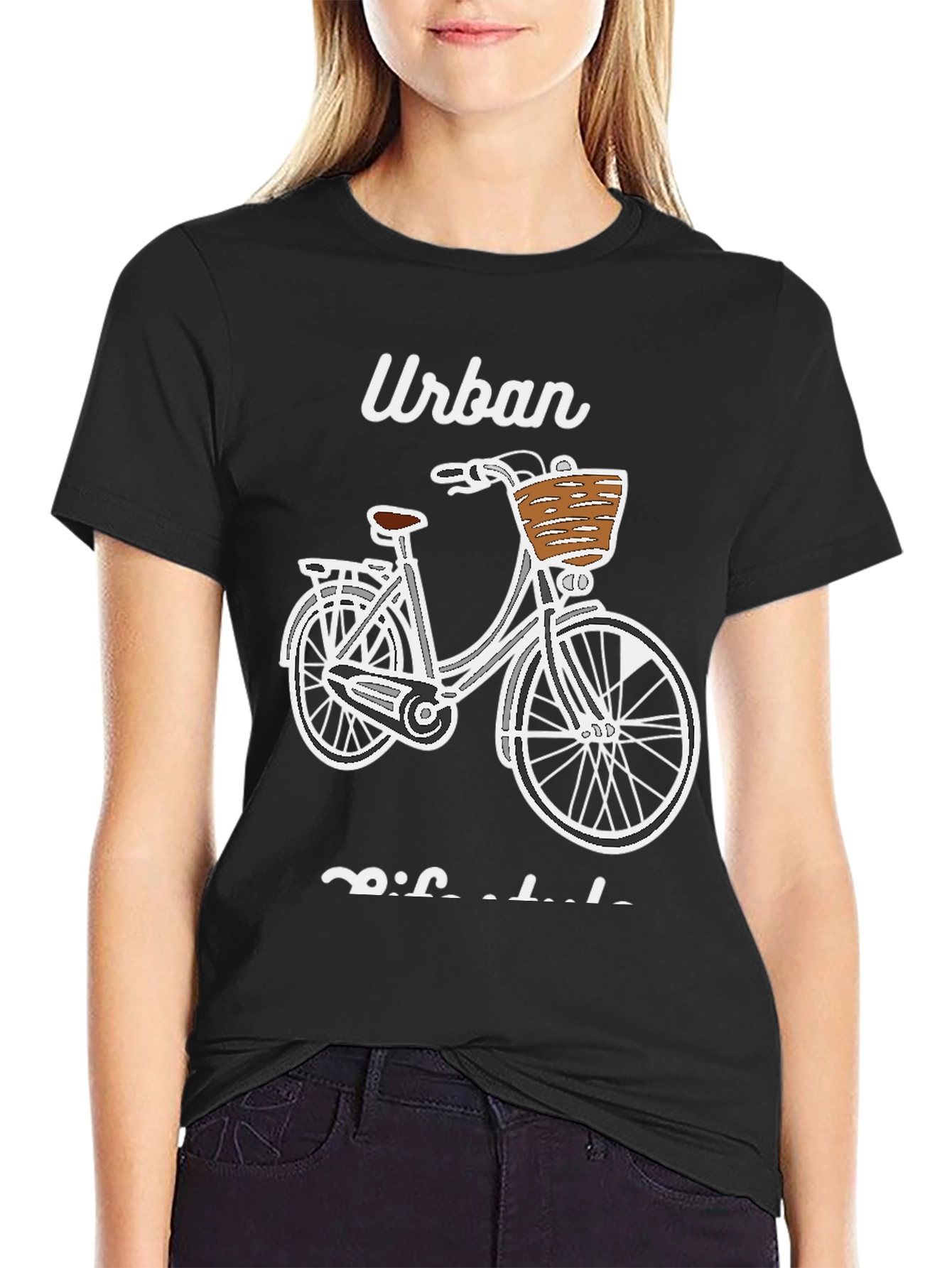Urban Bicycle Graphic T-Shirt - Casual Comfort