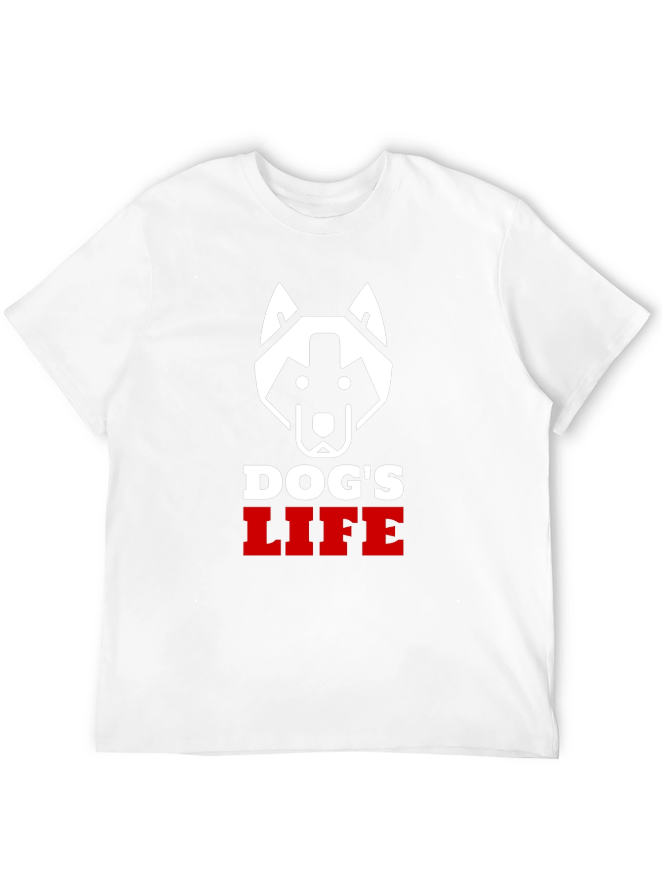 Dogs Life Graphic T-Shirt - Cool Dog Lover Tee