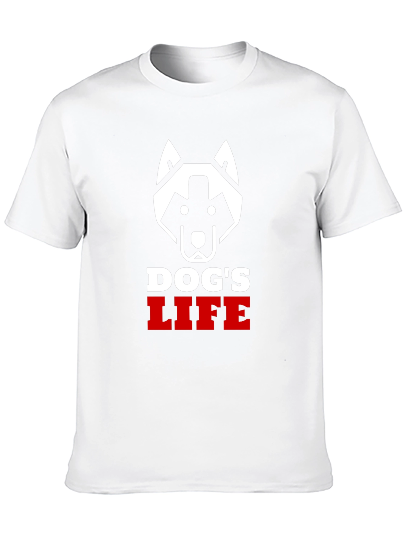 Dogs Life Graphic T-Shirt - Cool Dog Lover Tee