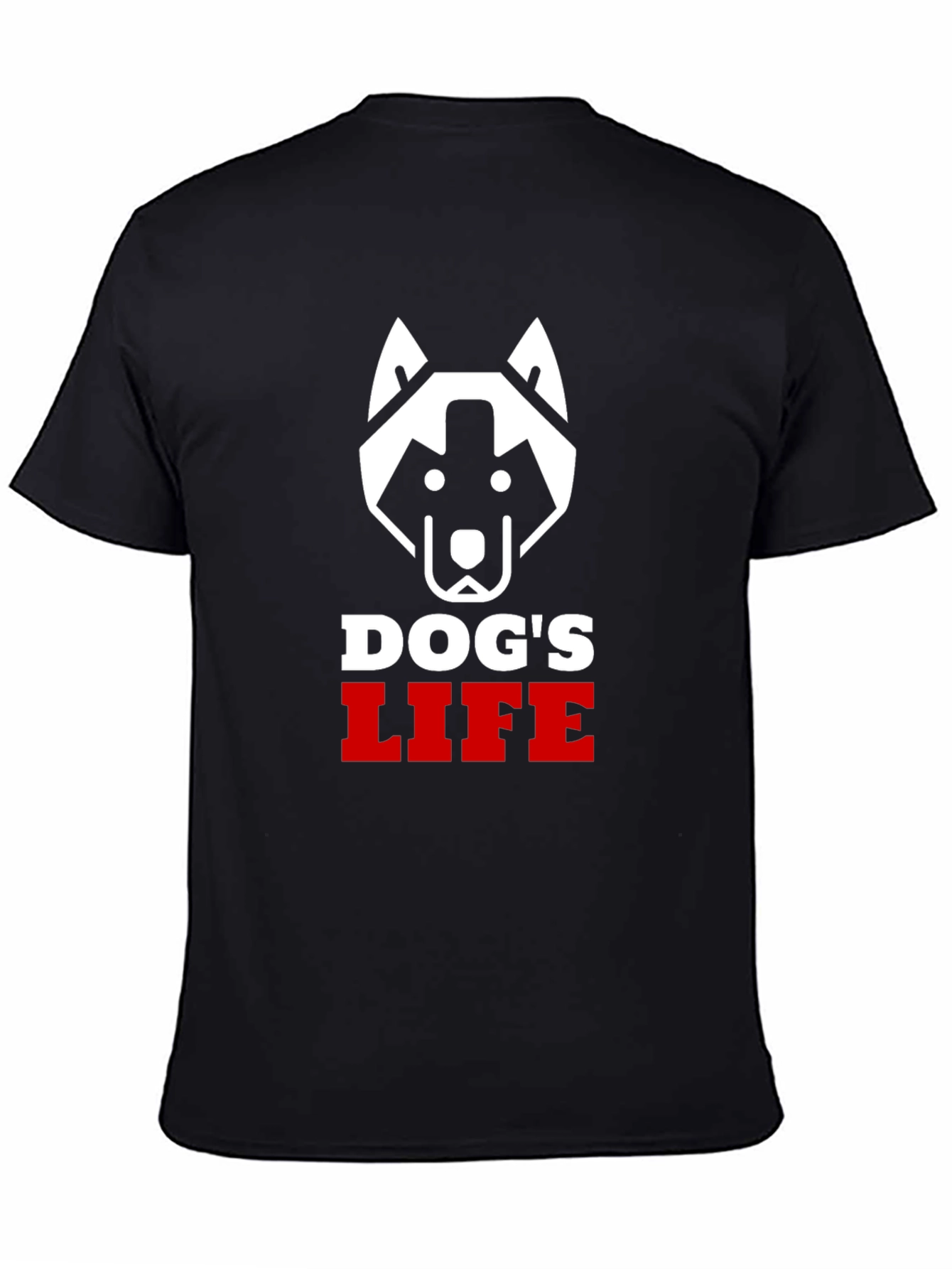 Dogs Life Graphic T-Shirt - Cool Dog Lover Tee