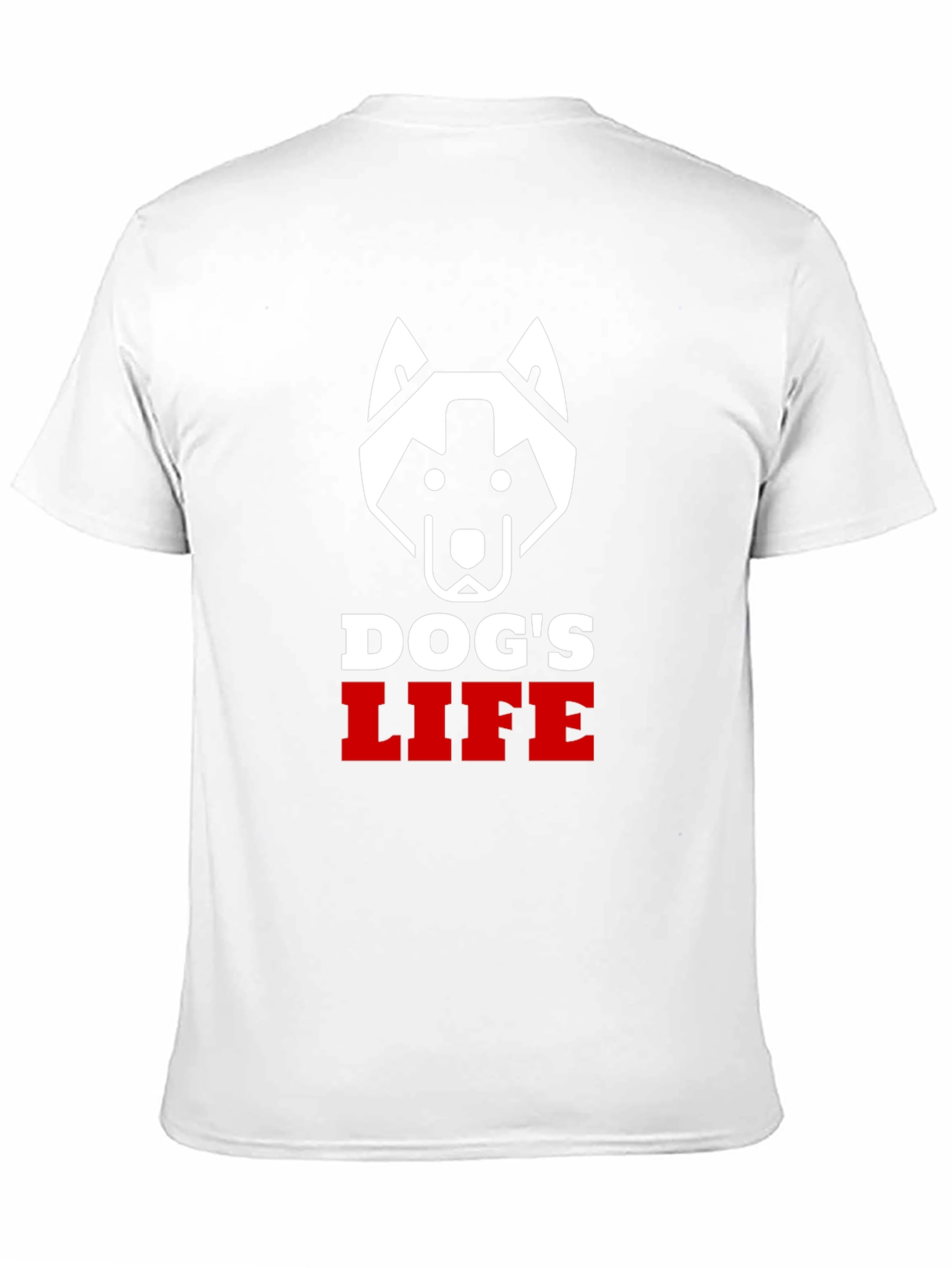 Dogs Life Graphic T-Shirt - Cool Dog Lover Tee