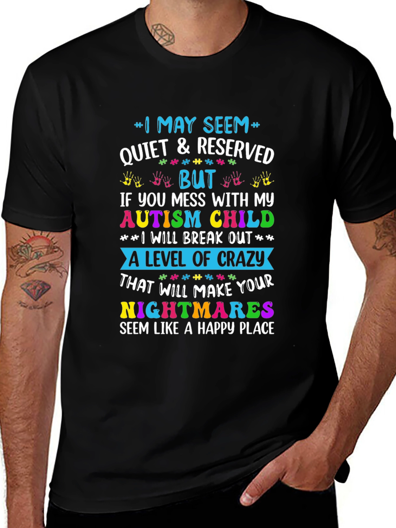 Autism Child Protective Parent T-Shirt