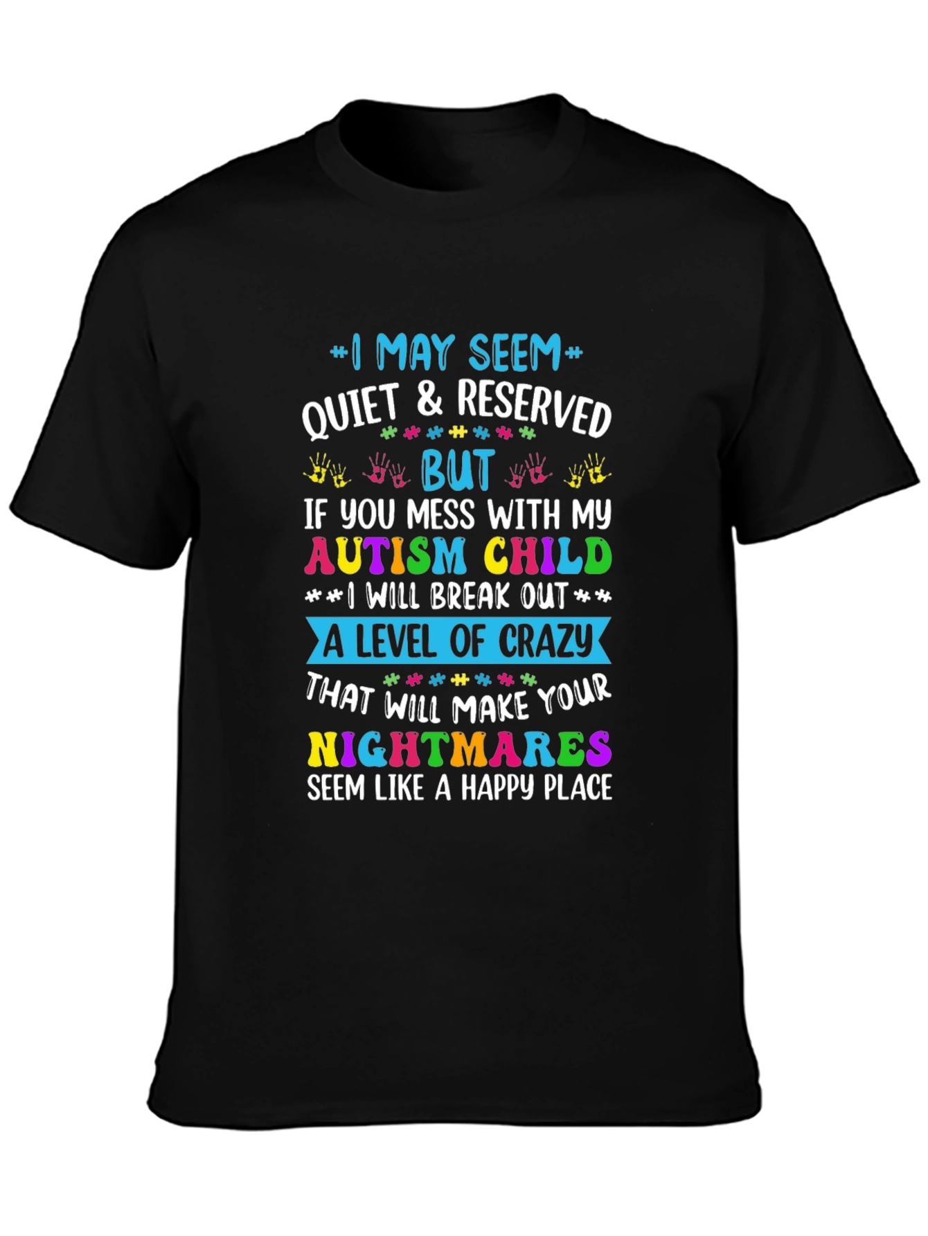 Autism Child Protective Parent T-Shirt