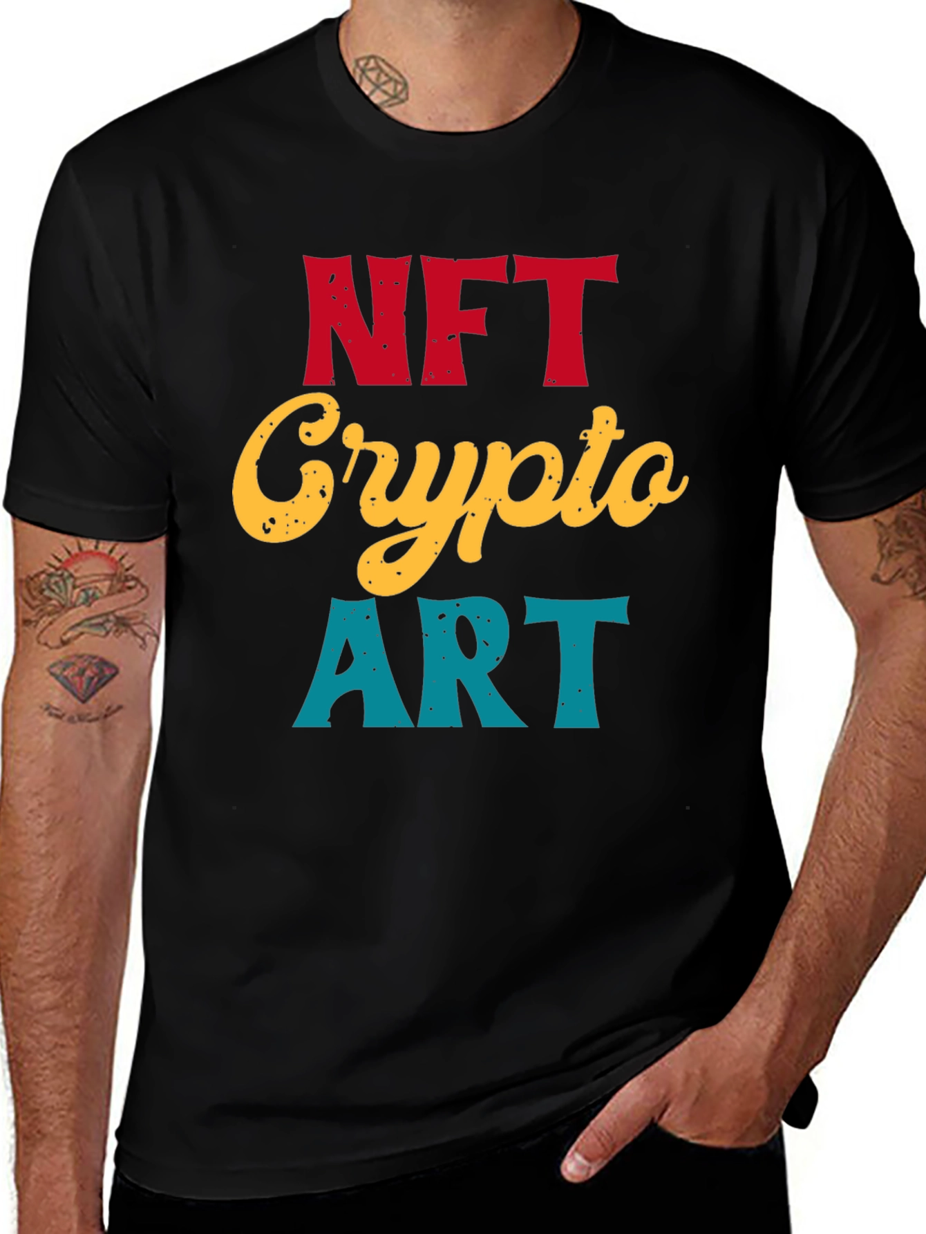 NFT Crypto Art T-Shirt | Unique Digital Collectibles Tee