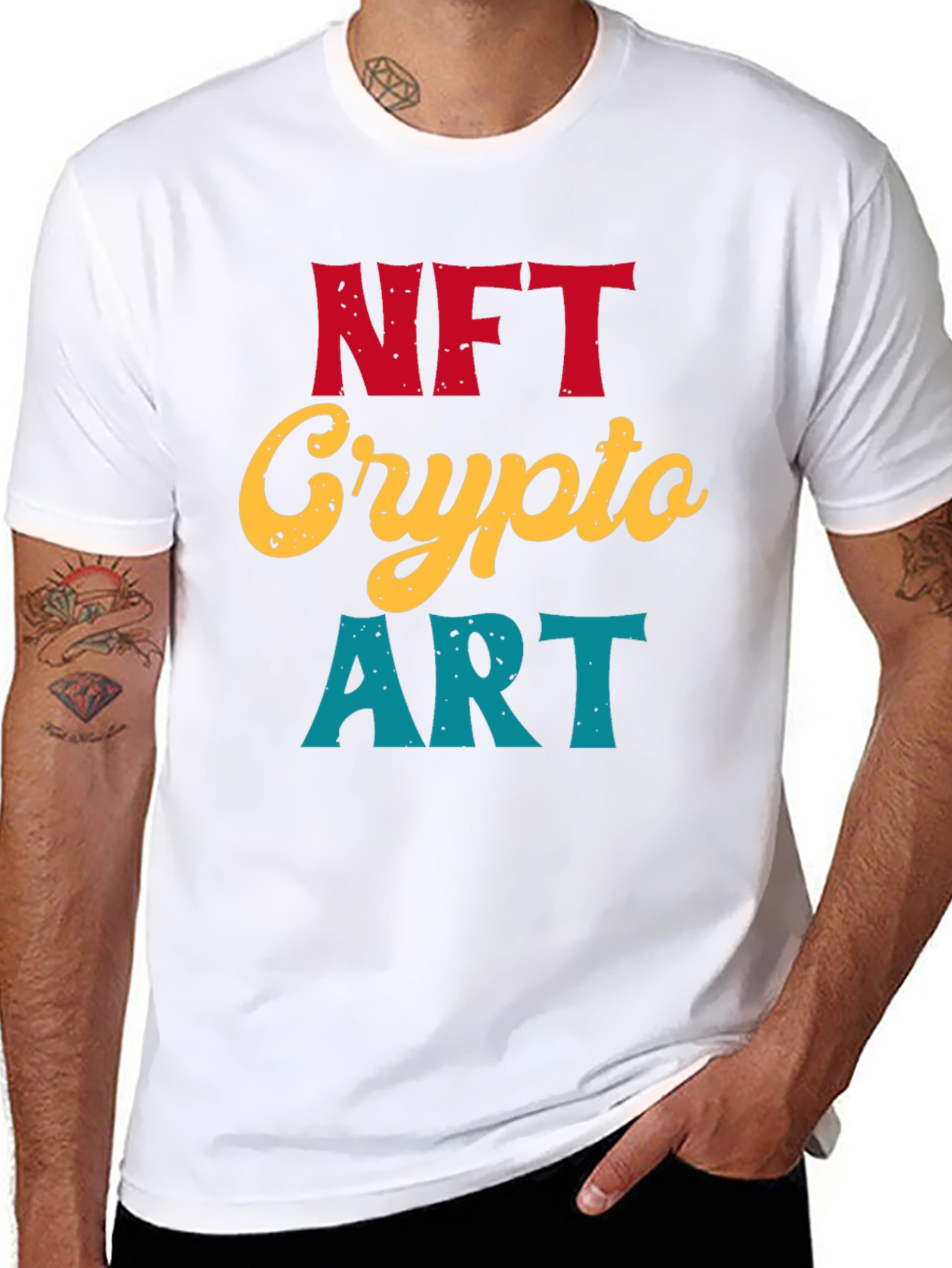 NFT Crypto Art T-Shirt | Unique Digital Collectibles Tee