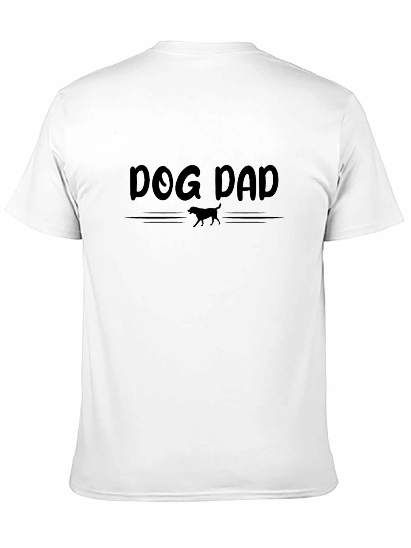 Dog Dad T-Shirt -  Black Graphic Tee