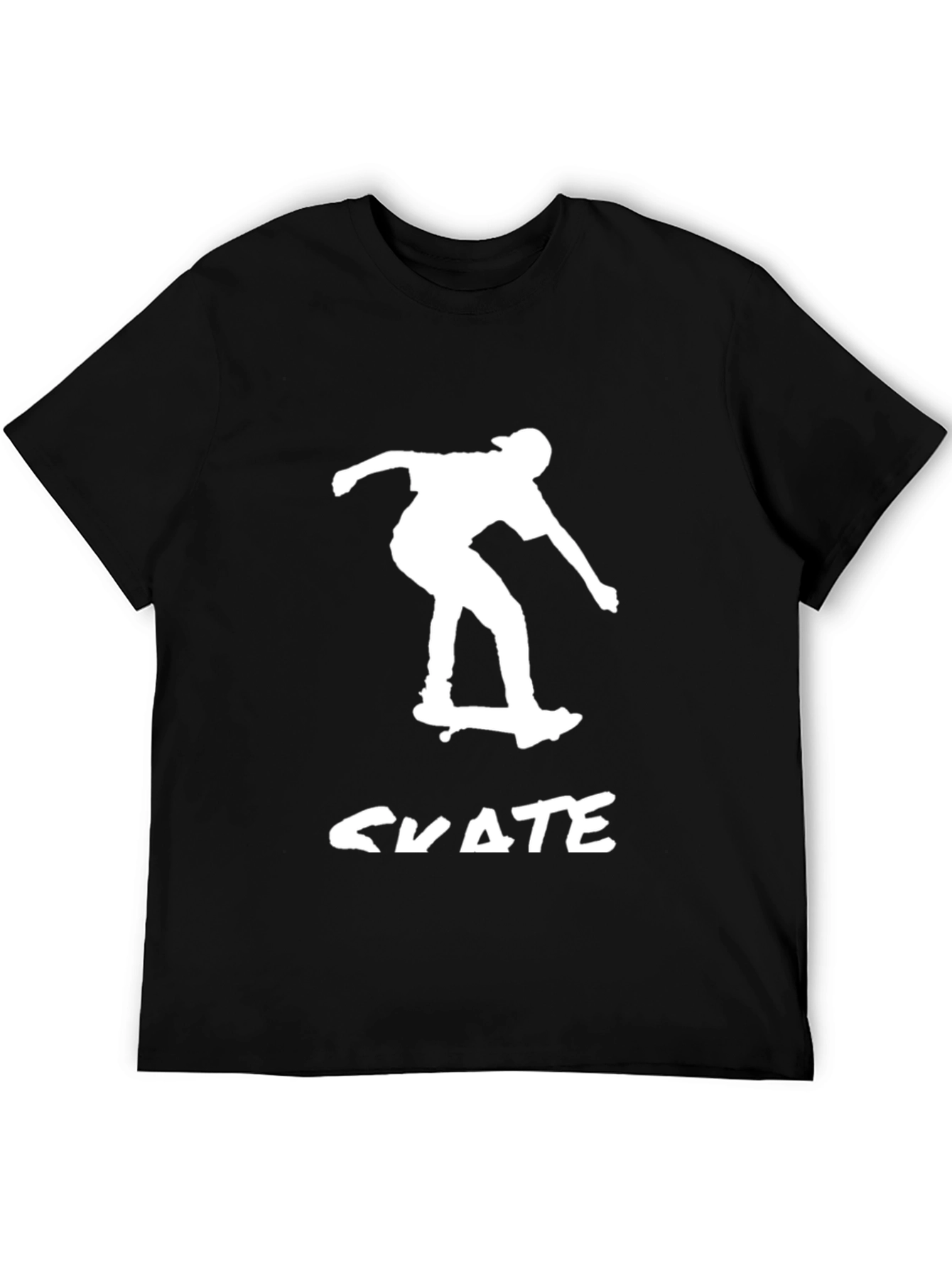 Cool Skater T-Shirt - Black Graphic Tee