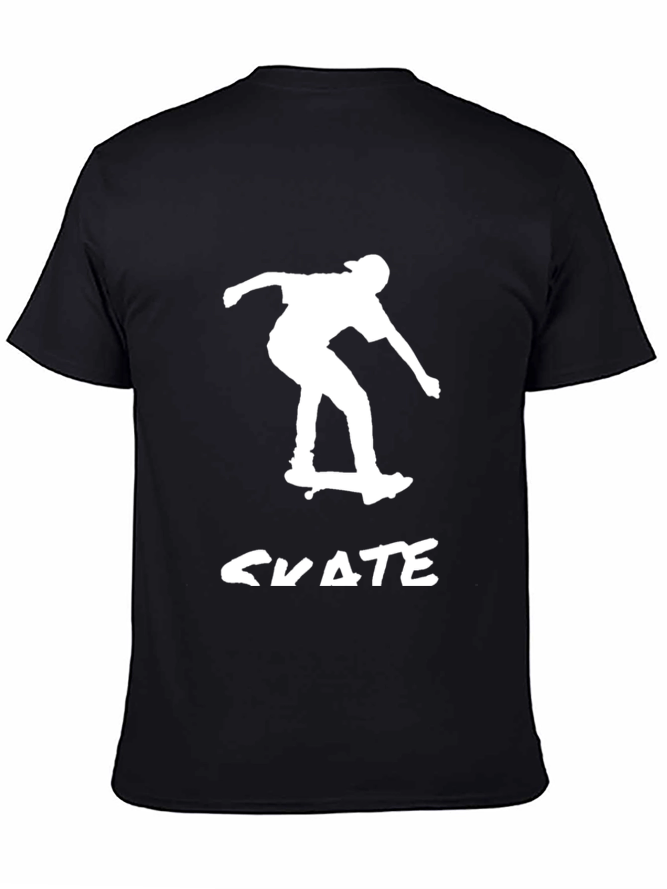Cool Skater T-Shirt - Black Graphic Tee