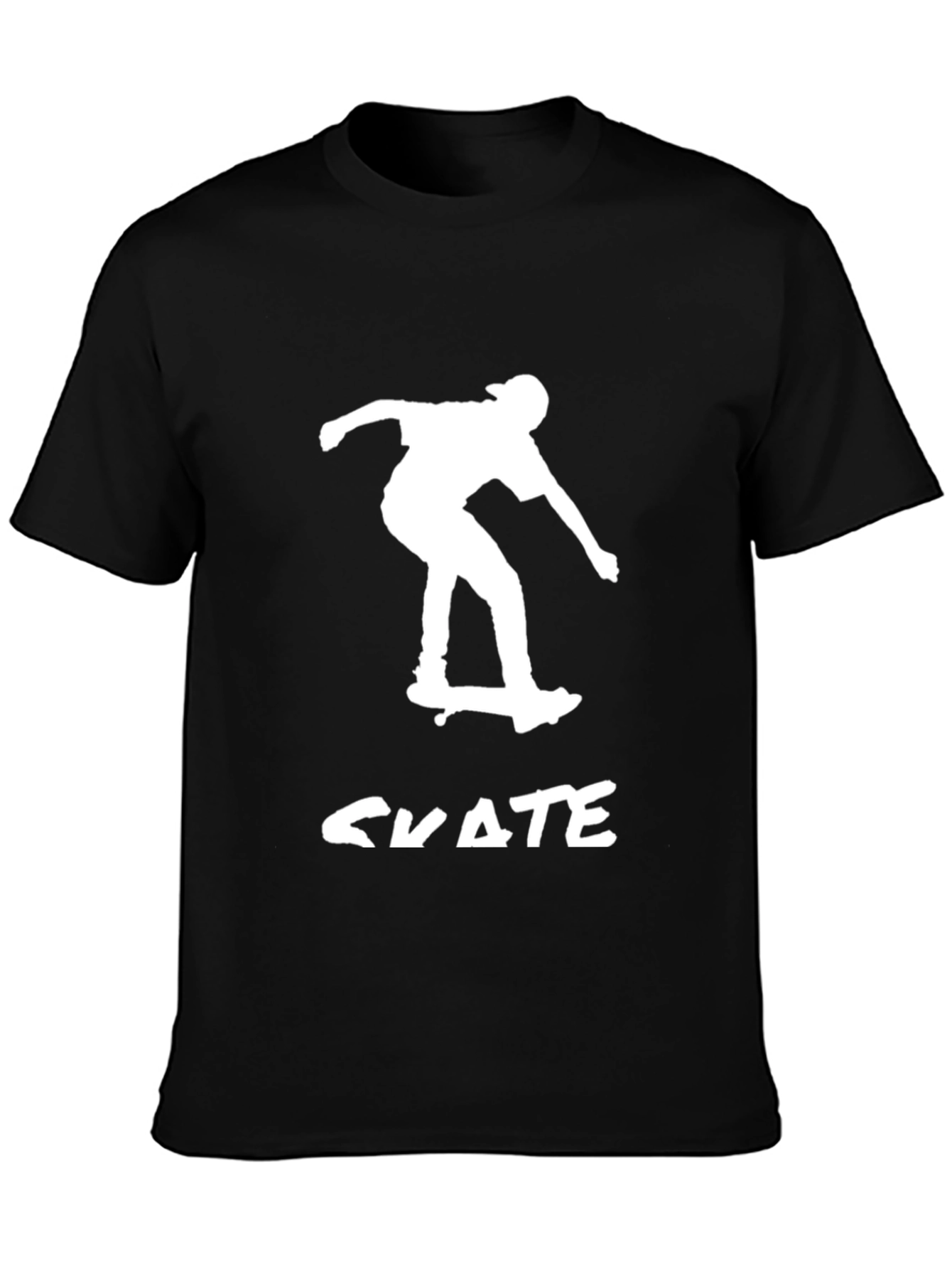 Cool Skater T-Shirt - Black Graphic Tee