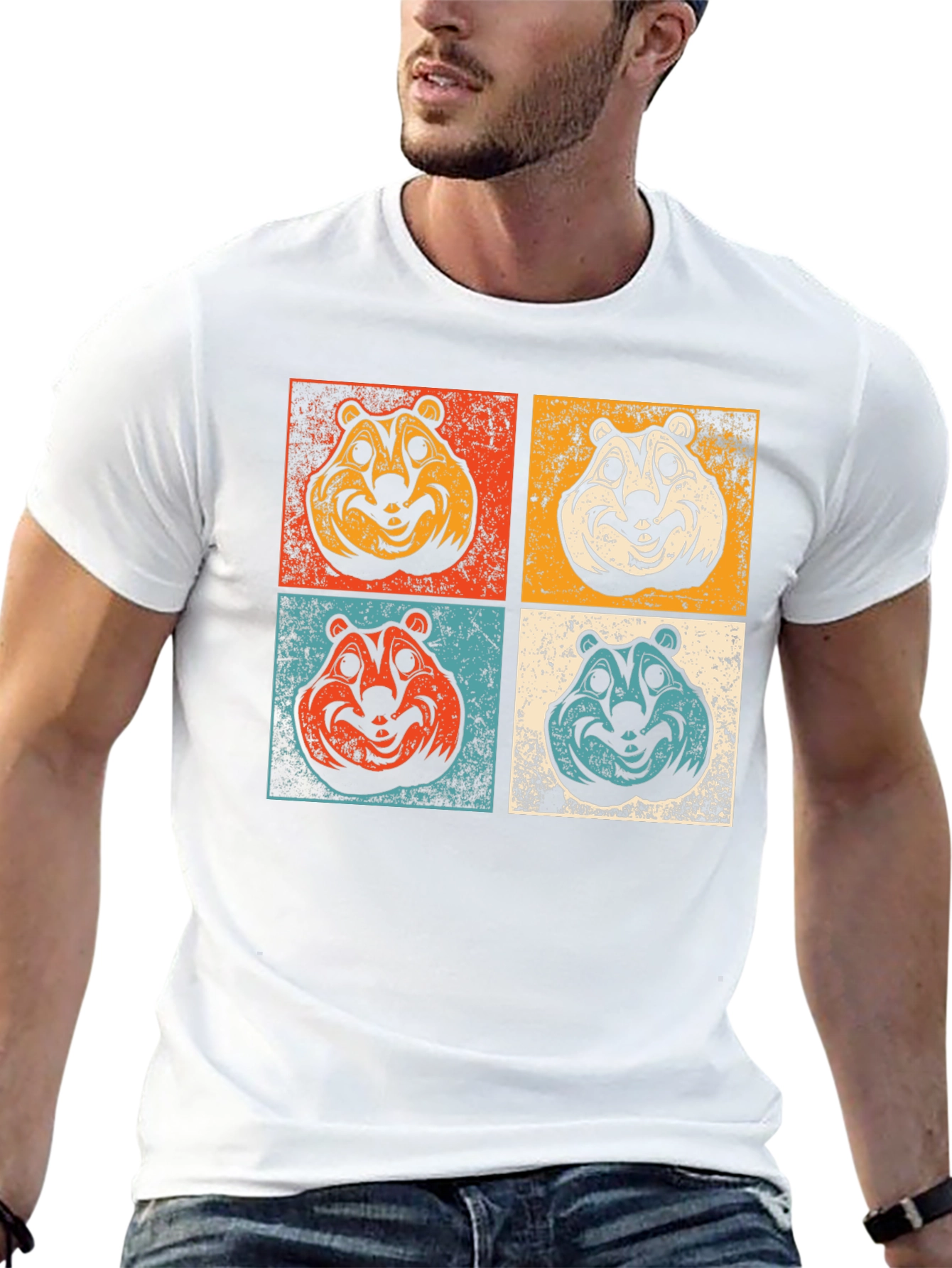 Retro Chipmunk Pop Art T-Shirt